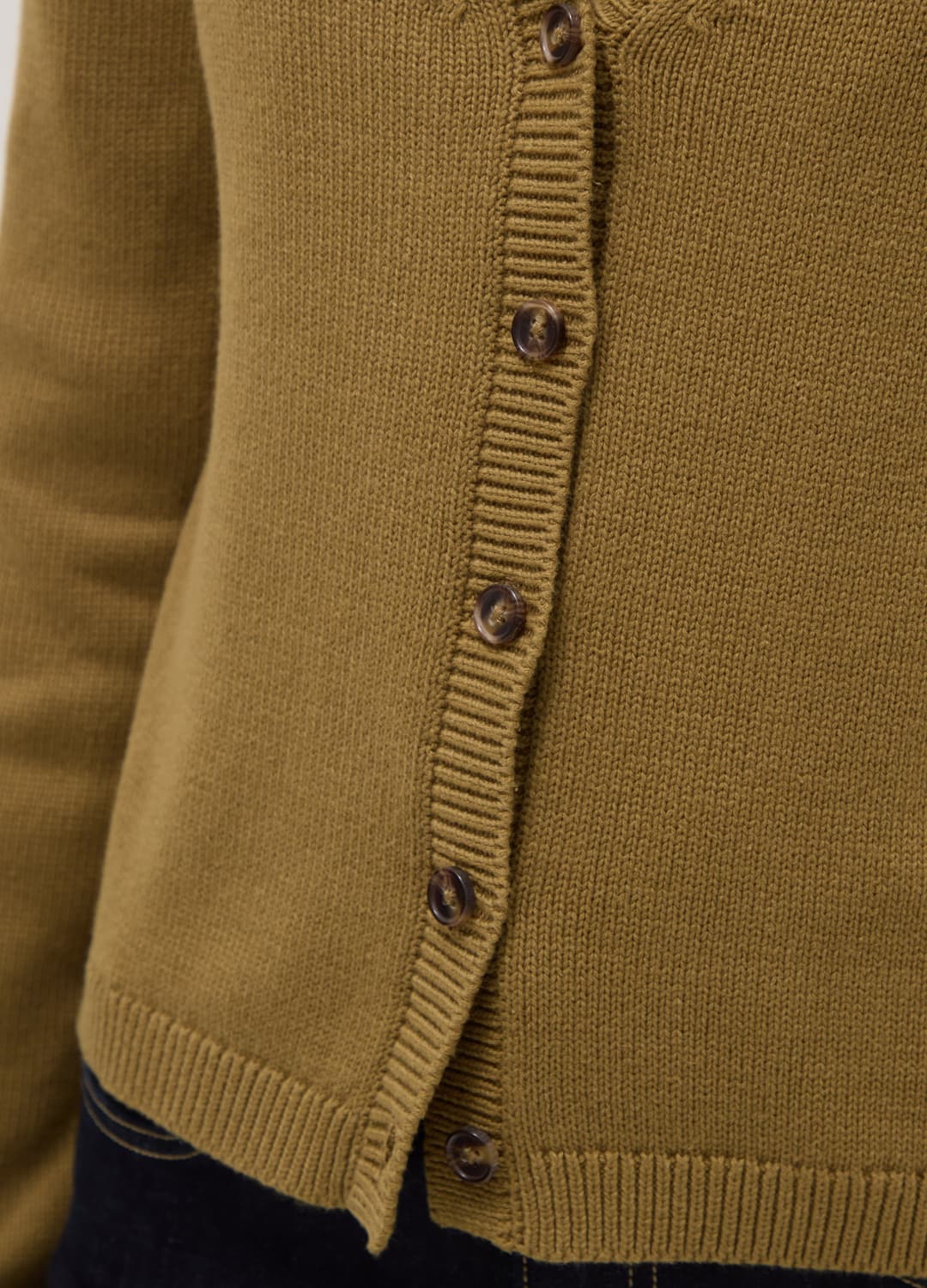 Grüne V-ausschnitt-strickjacke Aus Reiner Baumwolle Im Regular Fit | OVS Grüne V-ausschnitt-strickjacke Aus Reiner Baumwolle Im Regular Fit - 3 | OVS