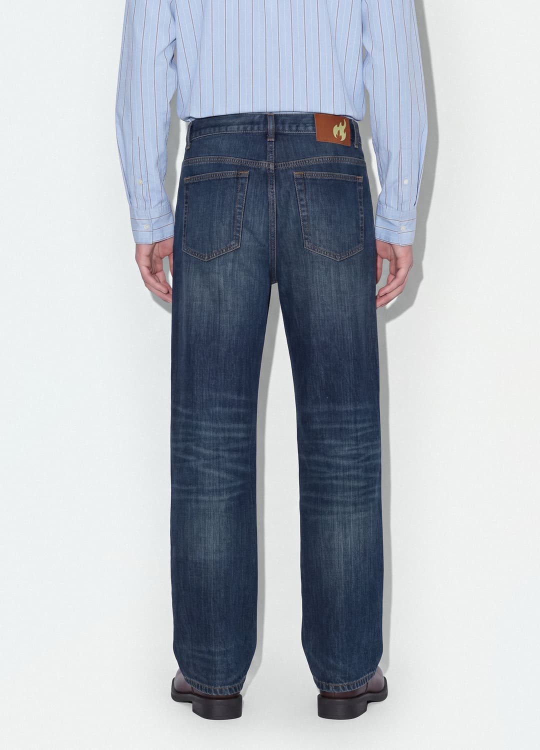 Blaue Flared-denim-jeans Aus Reiner Baumwolle | OVS Blaue Flared-denim-jeans Aus Reiner Baumwolle - 2 | OVS
