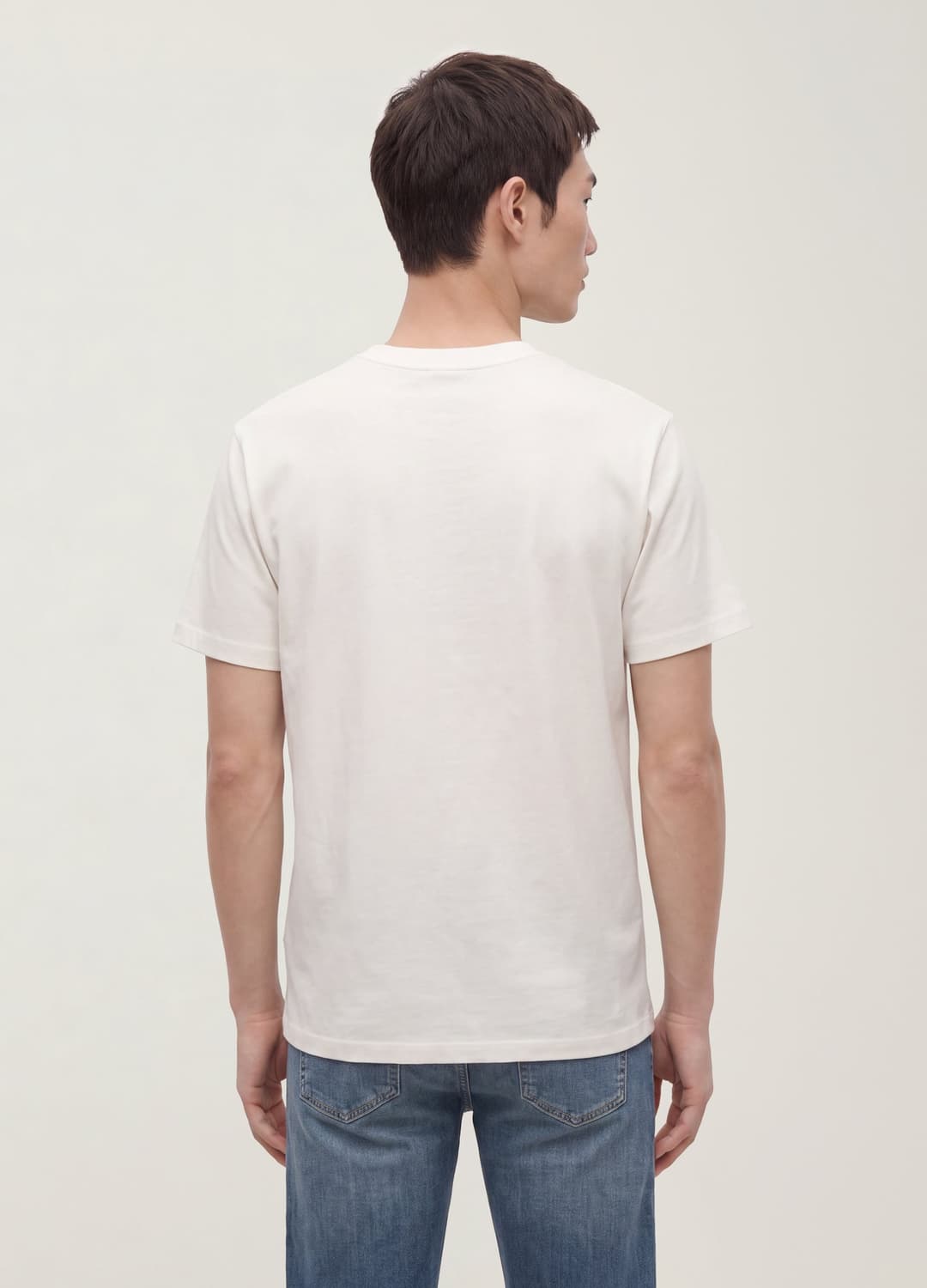 Weißes T-shirt Aus Reiner Baumwolle Mit Rundhalsausschnitt | OVS Weißes T-shirt Aus Reiner Baumwolle Mit Rundhalsausschnitt - 2 | OVS