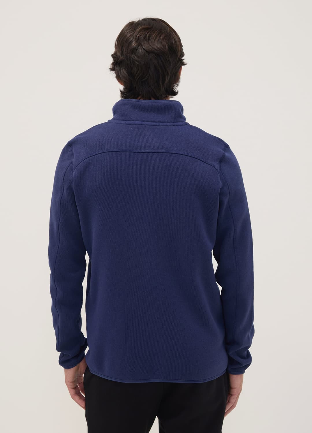 Felpa Blu Full Zip Con Collo Alto E Logo | OVS Felpa Blu Full Zip Con Collo Alto E Logo - 3 | OVS