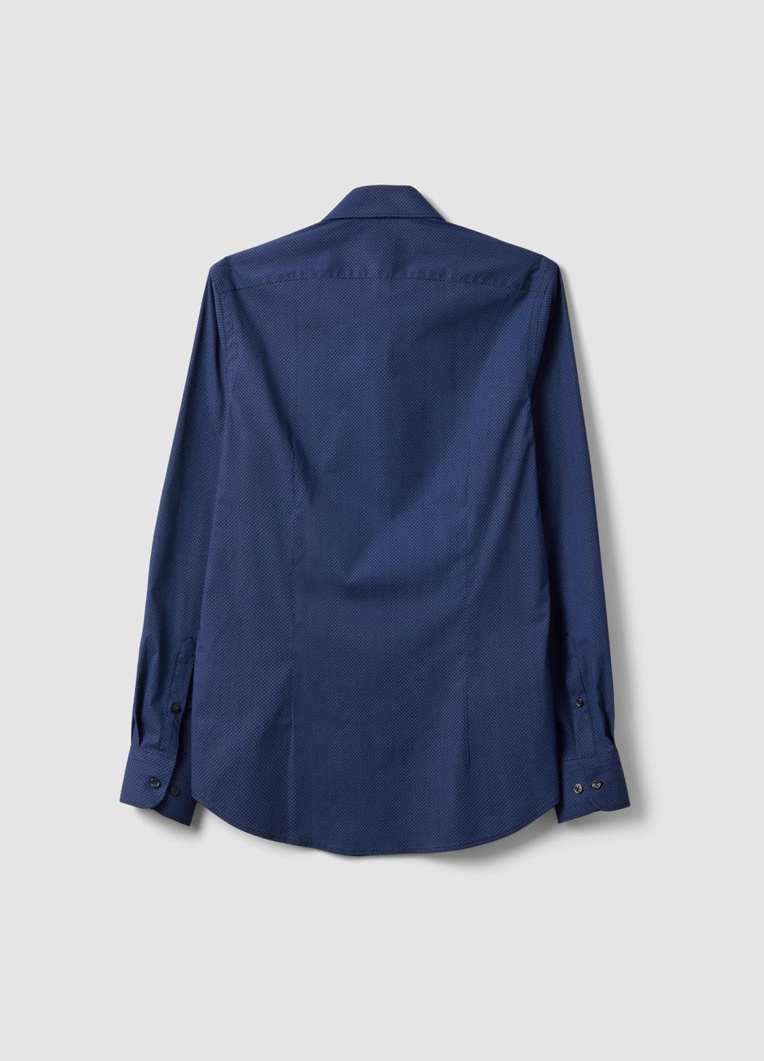 Camicia Blu In Popeline Di Cotone Elasticizzato Slim Fit | OVS Camicia Blu In Popeline Di Cotone Elasticizzato Slim Fit - 5 | OVS