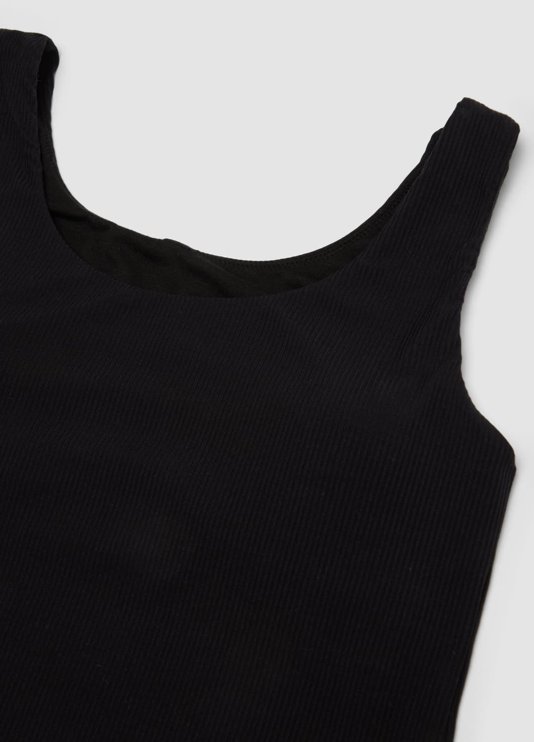 Schwarzes Tanktop Aus Elastischer Viskose Mit Rundhalsausschnitt | OVS Schwarzes Tanktop Aus Elastischer Viskose Mit Rundhalsausschnitt - 5 | OVS