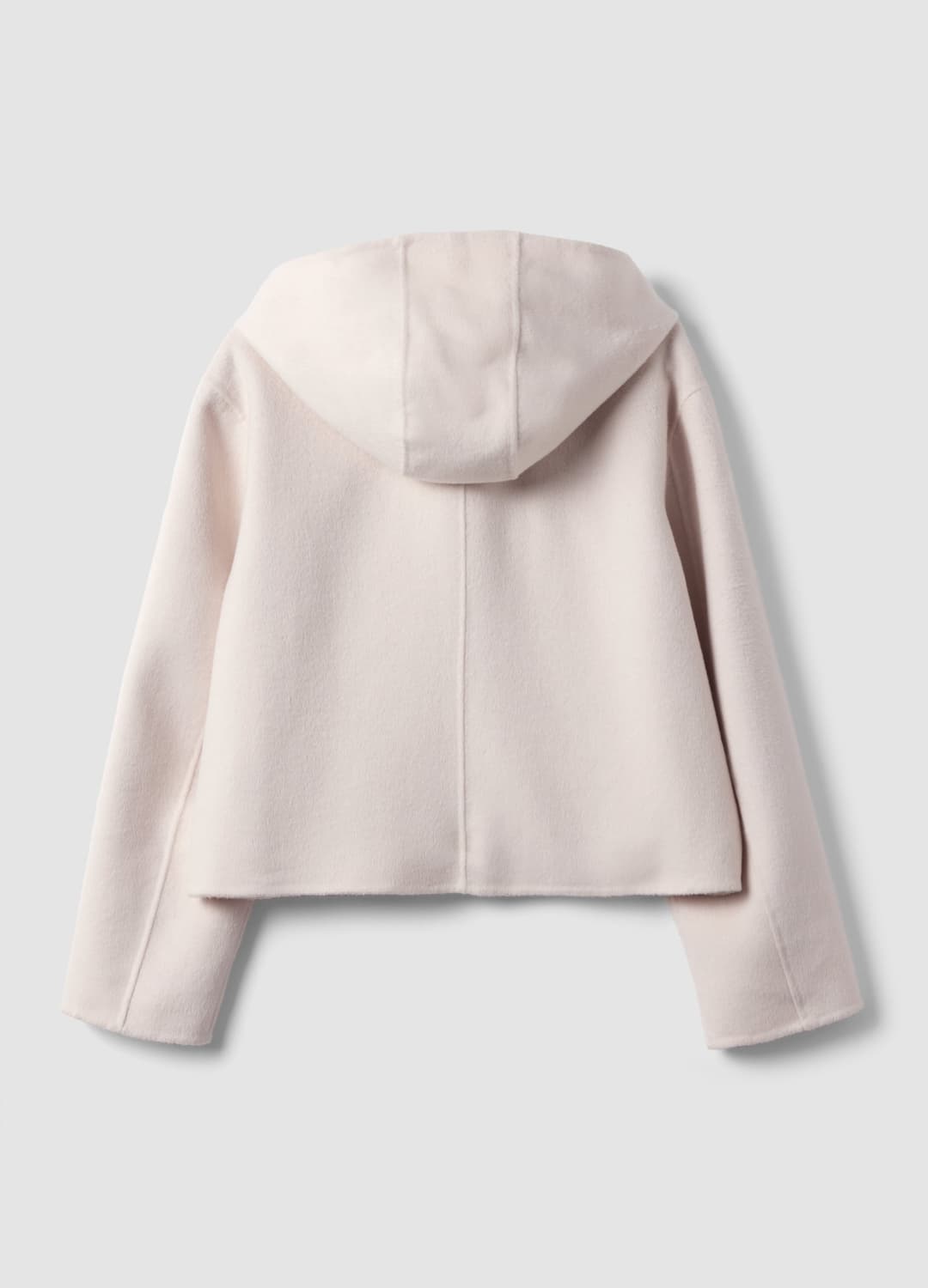 Cappotto Bianco Corto In Misto Lana Con Cappuccio Regular Fit | OVS Cappotto Bianco Corto In Misto Lana Con Cappuccio Regular Fit - 6 | OVS