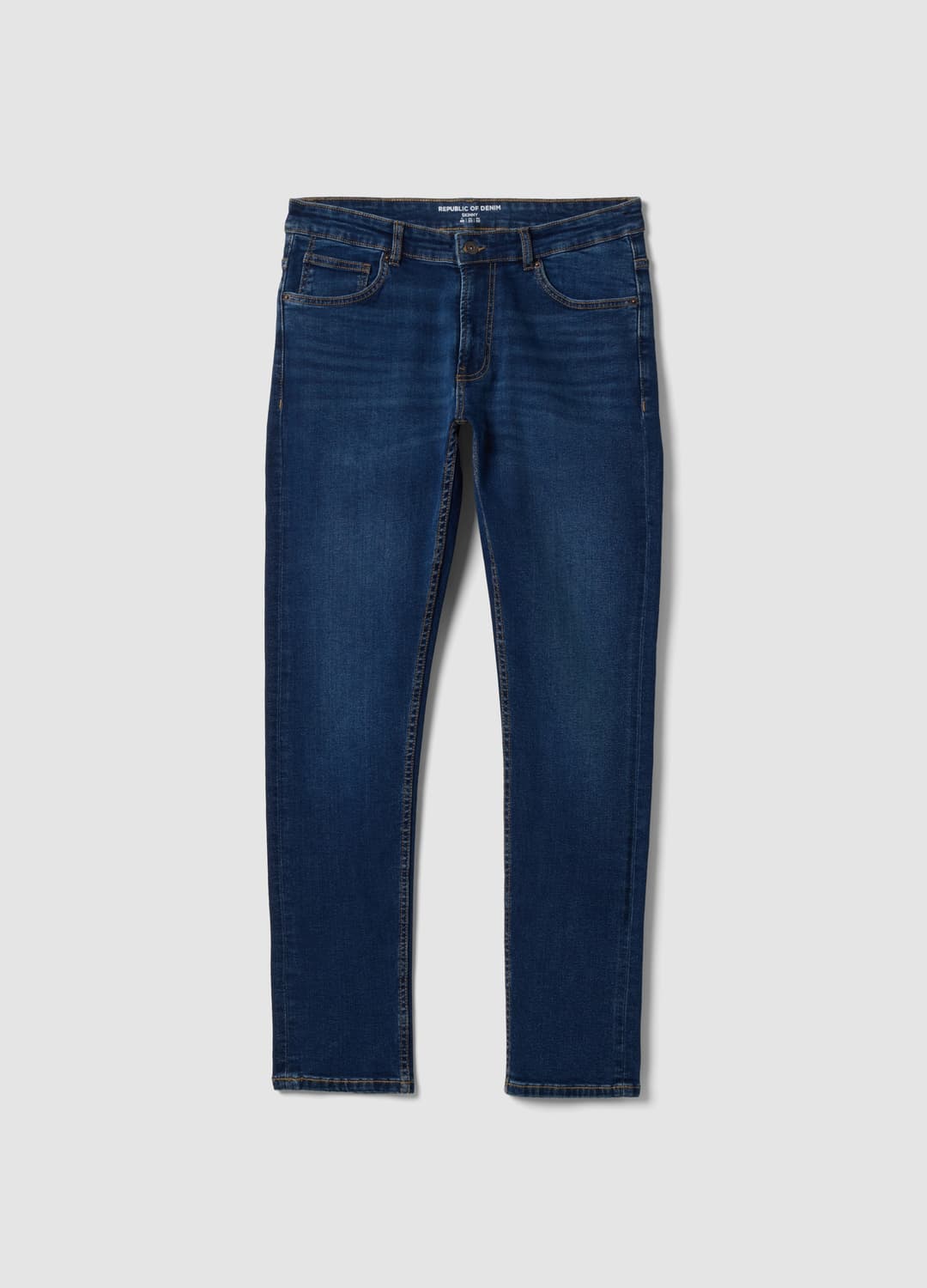 Blaue Skinny-fit-jeans Aus Stretch-baumwoll-denim | OVS Blaue Skinny-fit-jeans Aus Stretch-baumwoll-denim - 0 | OVS
