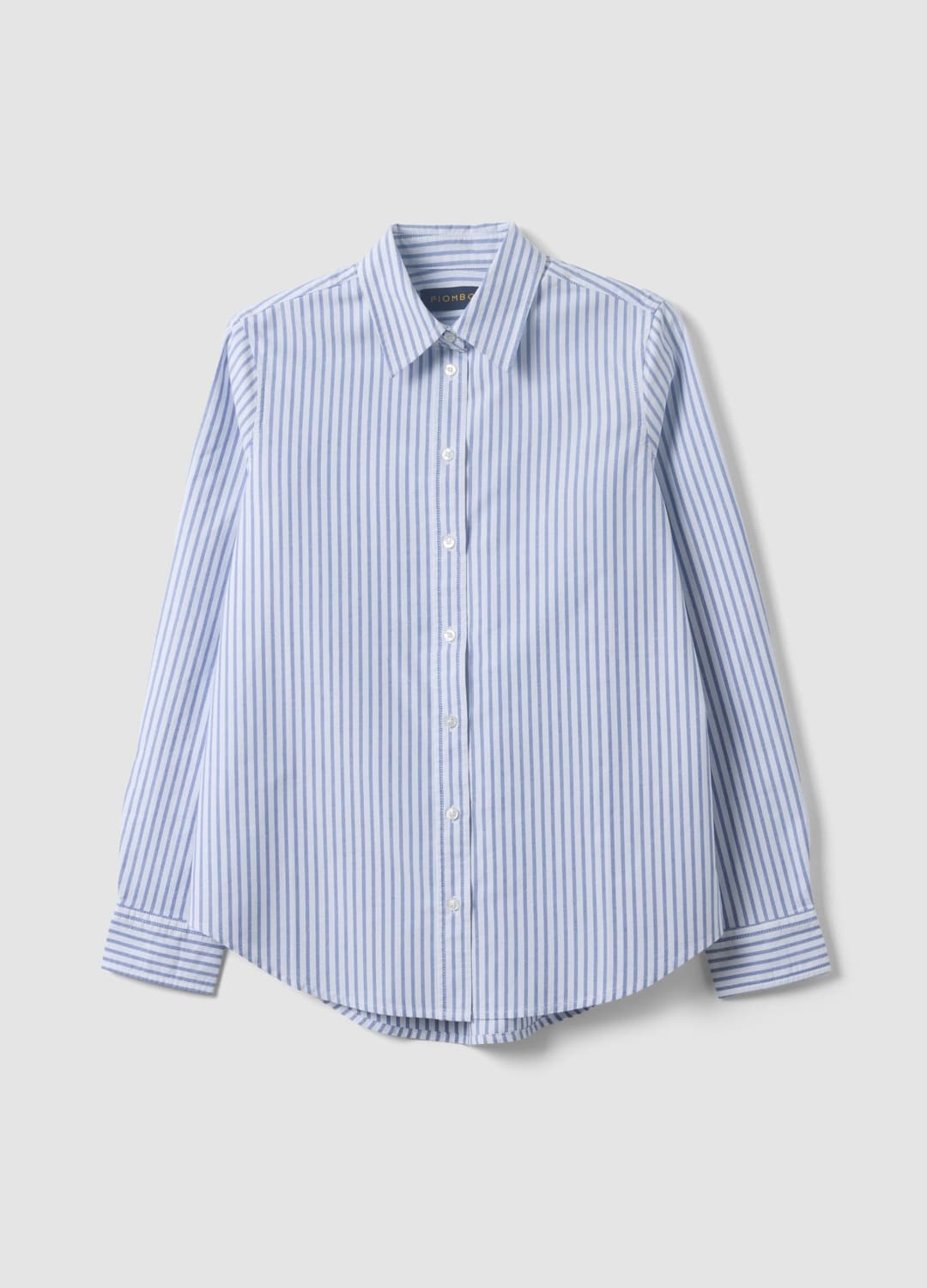Camicia Oxford Azzurra A Righe Bianche In Puro Cotone Comfort Fit | OVS Camicia Oxford Azzurra A Righe Bianche In Puro Cotone Comfort Fit - 4 | OVS