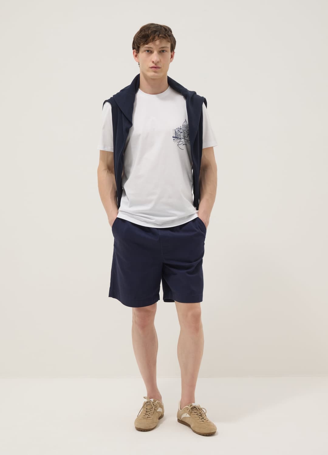 T-shirt Bianca In Puro Cotone Con Stampa Regular Fit | OVS T-shirt Bianca In Puro Cotone Con Stampa Regular Fit - 2 | OVS