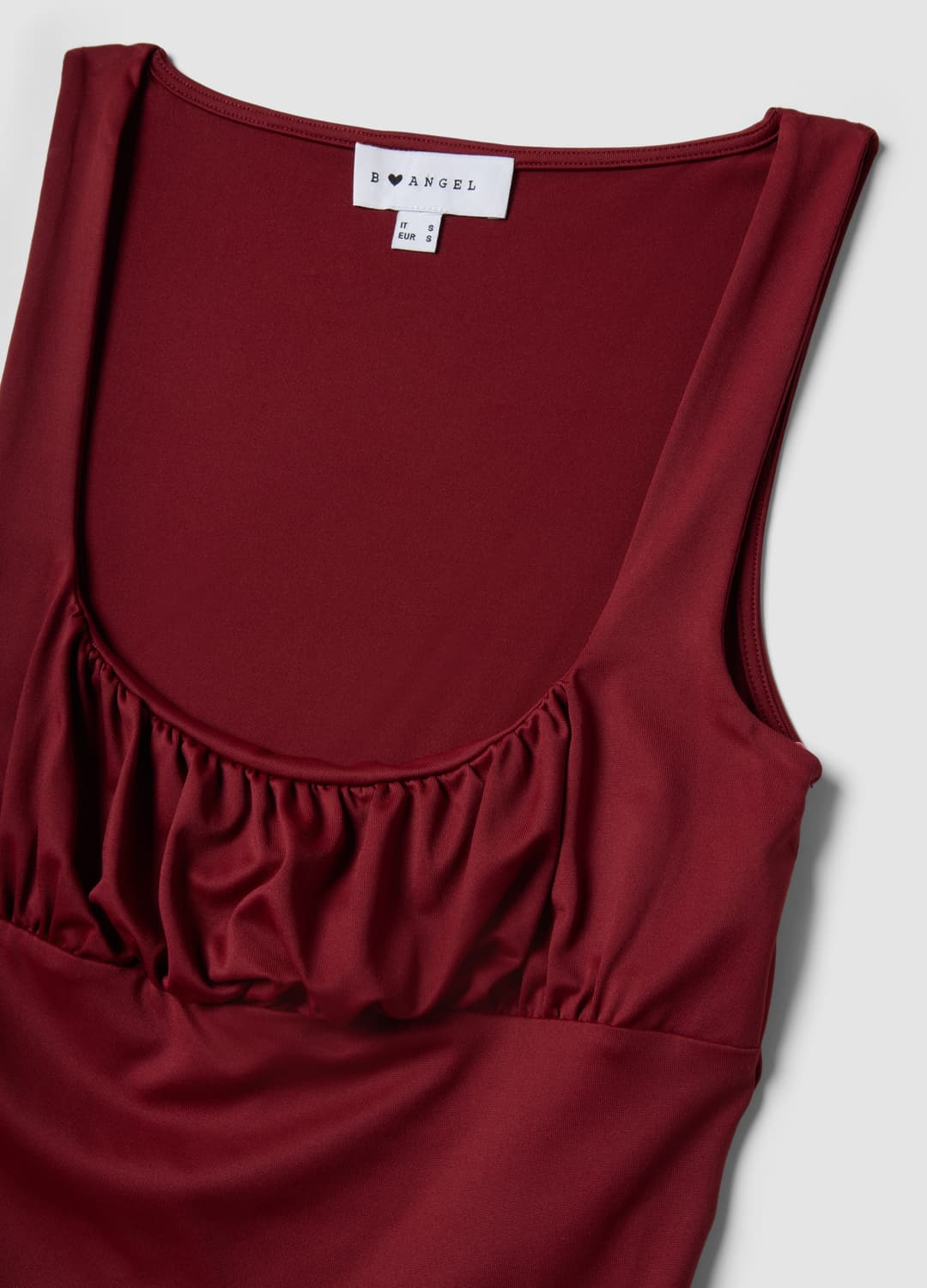 Rotes Regular-fit-tanktop Aus Stretchmaterial Mit Falten | OVS Rotes Regular-fit-tanktop Aus Stretchmaterial Mit Falten - 5 | OVS
