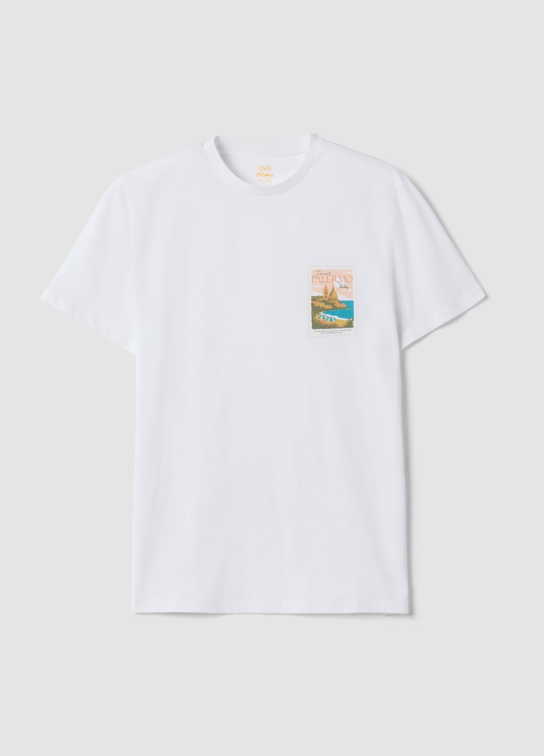 T-shirt Bianca In Puro Cotone Con Stampa Regular Fit | OVS T-shirt Bianca In Puro Cotone Con Stampa Regular Fit - 4 | OVS