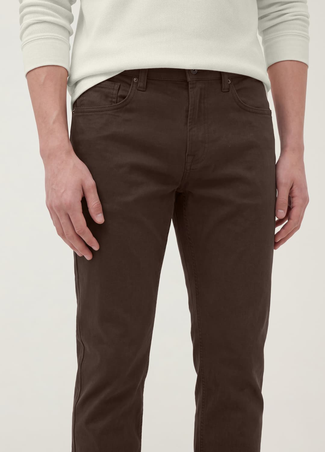 Braune Denim-jeans Aus Stretch-baumwolle | OVS Braune Denim-jeans Aus Stretch-baumwolle - 2 | OVS