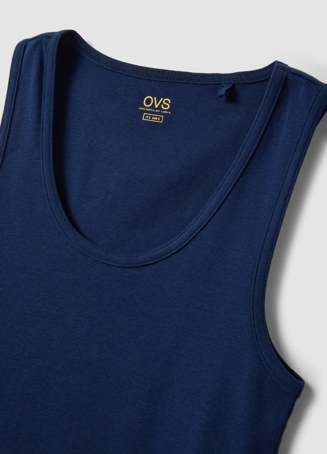 Blaues Tanktop Aus Reiner Baumwolle | OVS Blaues Tanktop Aus Reiner Baumwolle - 5 | OVS