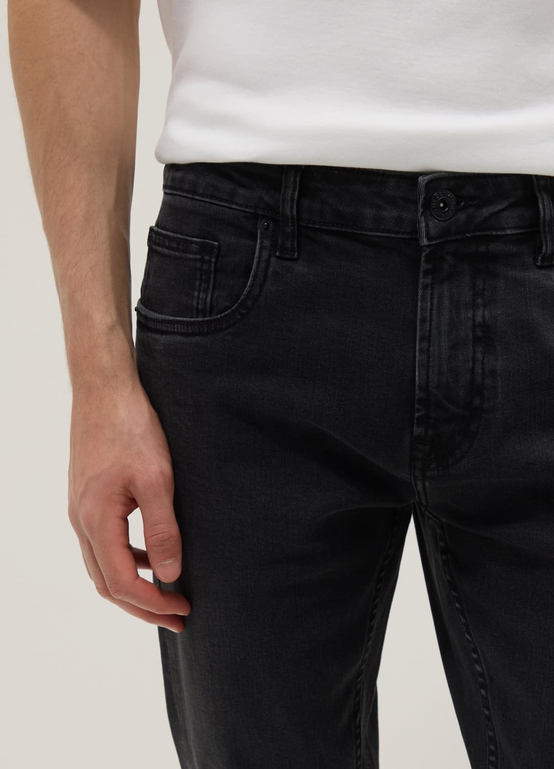 Jeans Neri In Cotone Elasticizzato Skynny Fit | OVS Jeans Neri In Cotone Elasticizzato Skynny Fit - 3 | OVS