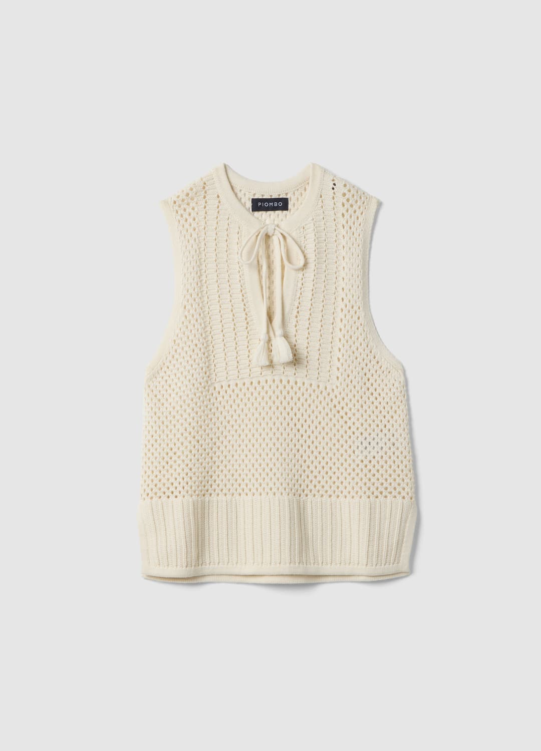 Weißes Tanktop Aus Reinem Baumwolle Mit Regulärer Passform Und Netzstruktur | OVS Weißes Tanktop Aus Reinem Baumwolle Mit Regulärer Passform Und Netzstruktur - 4 | OVS