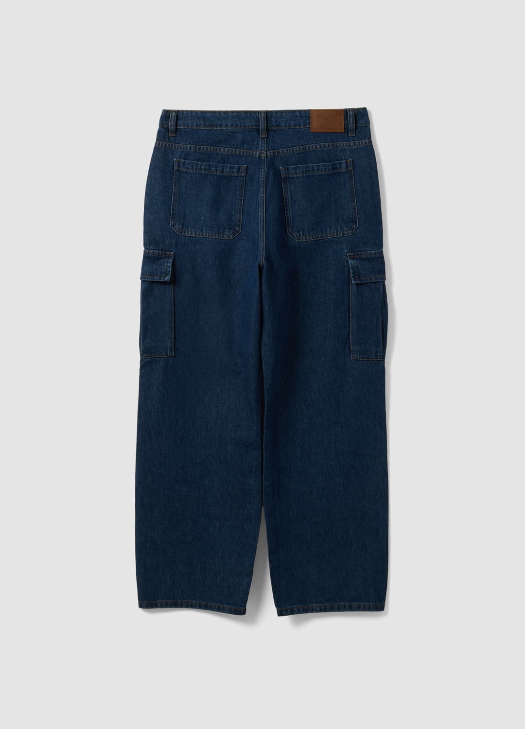 Blaue Cargo-jeans Aus Reiner Baumwolle Mit Wide-leg | OVS Blaue Cargo-jeans Aus Reiner Baumwolle Mit Wide-leg - 13 | OVS
