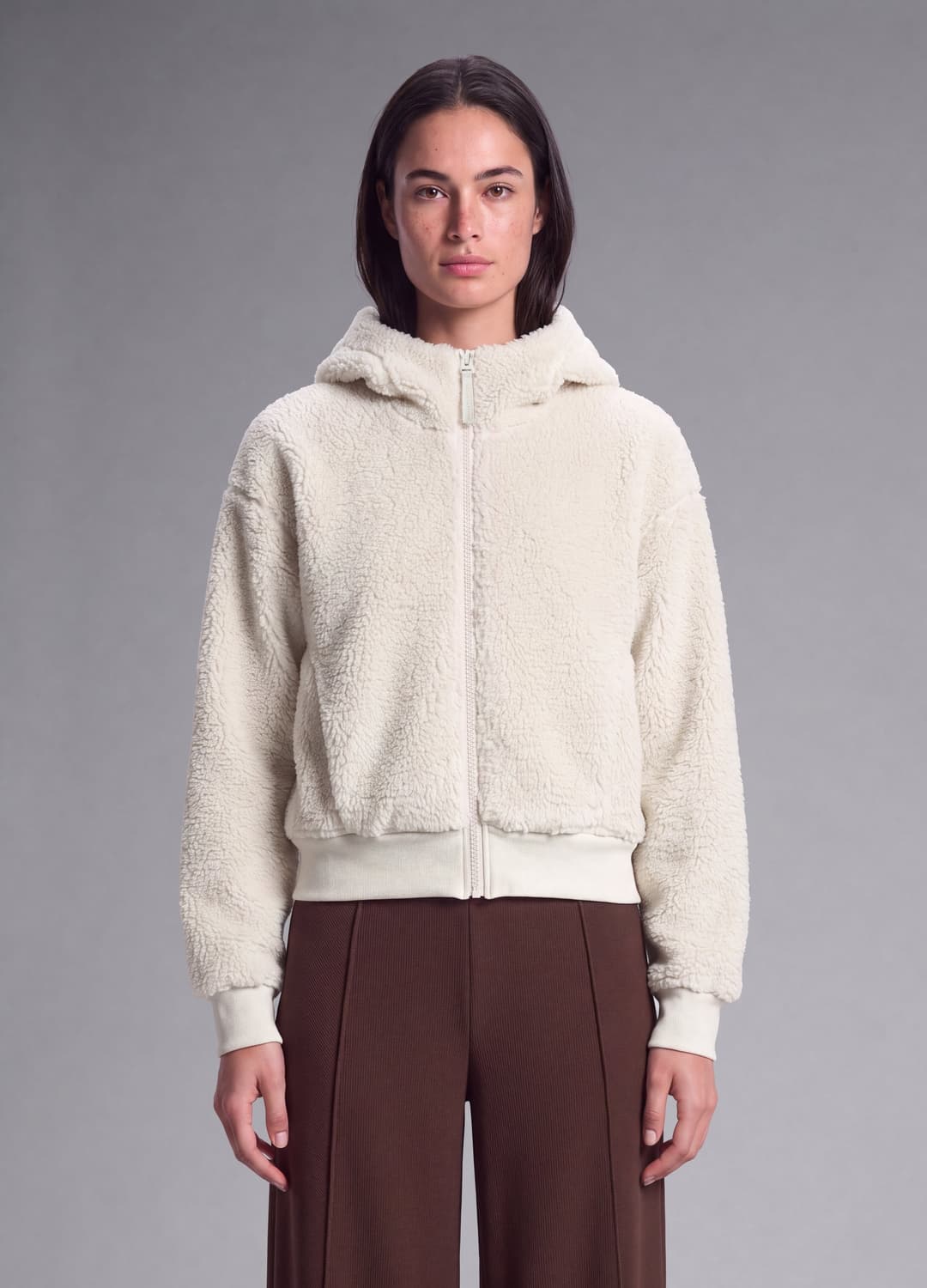 Full-zip Bianca Con Cappuccio Effetto Teddy Altavia Studio | OVS Full-zip Bianca Con Cappuccio Effetto Teddy Altavia Studio - 2 | OVS