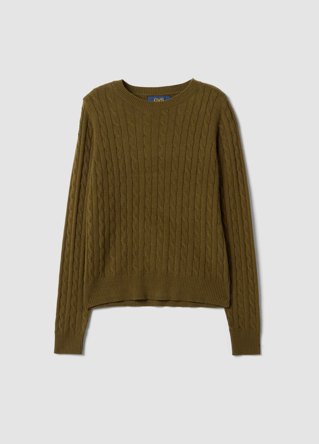 Roter Zopfmuster-pullover Mit Rundhalsausschnitt | OVS Roter Zopfmuster-pullover Mit Rundhalsausschnitt - 4 | OVS
