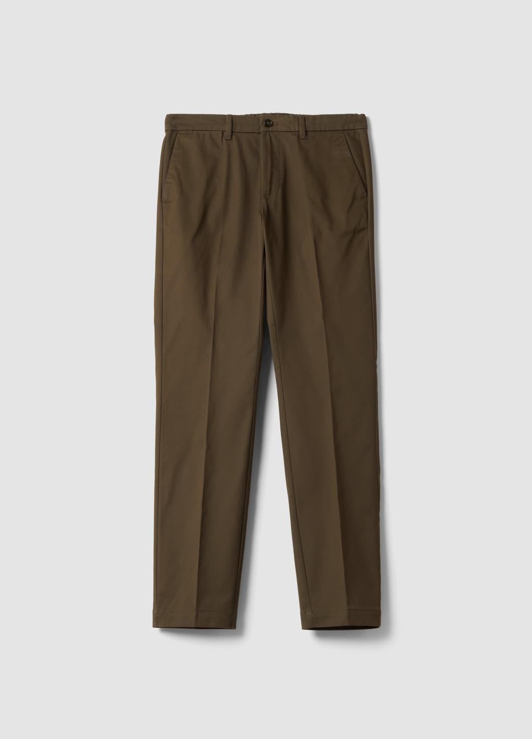 Braune Slim-fit-chinohose Aus Stretch-twill | OVS Braune Slim-fit-chinohose Aus Stretch-twill - 0 | OVS