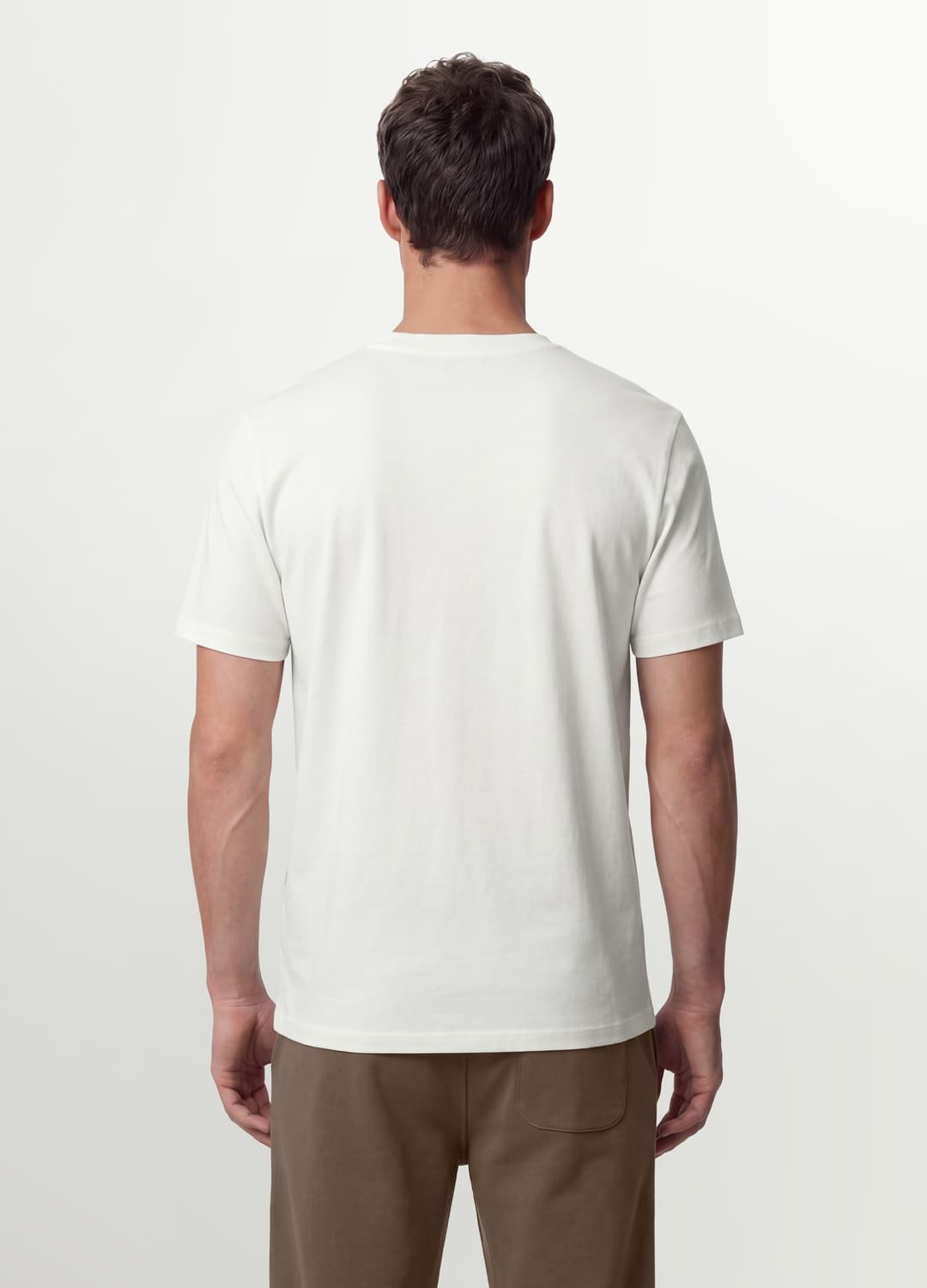 Weißes Slim-fit T-shirt Aus Bio-baumwolle Mit Kurzen Ärmeln | OVS Weißes Slim-fit T-shirt Aus Bio-baumwolle Mit Kurzen Ärmeln - 3 | OVS