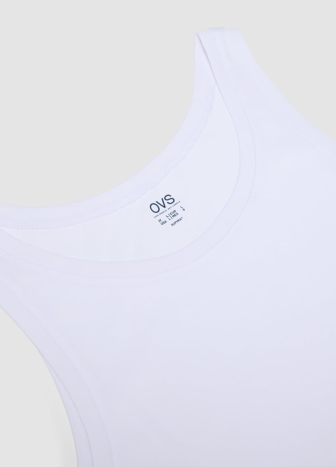 Canotta Bianca In Puro Cotone Supima Regular Fit | OVS Canotta Bianca In Puro Cotone Supima Regular Fit - 5 | OVS