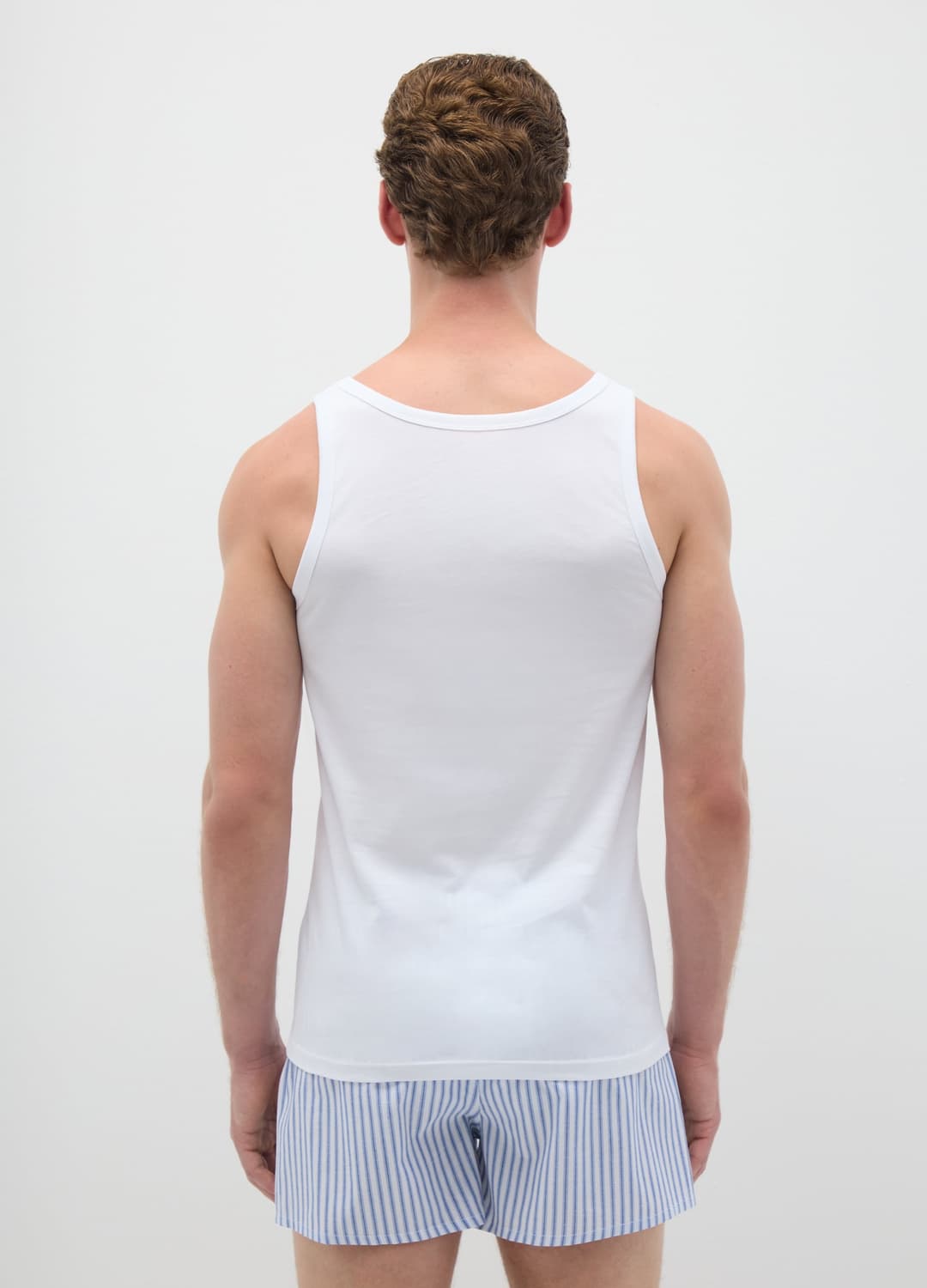 Canottiera Bianca In Puro Cotone Organico Regular Fit | OVS Canottiera Bianca In Puro Cotone Organico Regular Fit - 3 | OVS