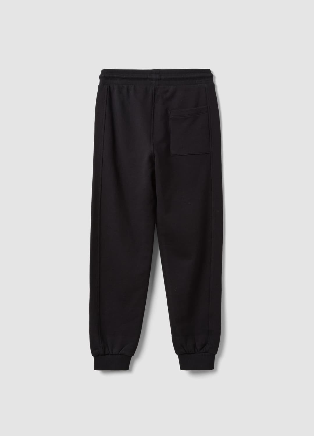 Pantaloni Jogger Neri In Puro Cotone Organico Comfort Fit Per Bambino | OVS Pantaloni Jogger Neri In Puro Cotone Organico Comfort Fit Per Bambino - 1 | OVS