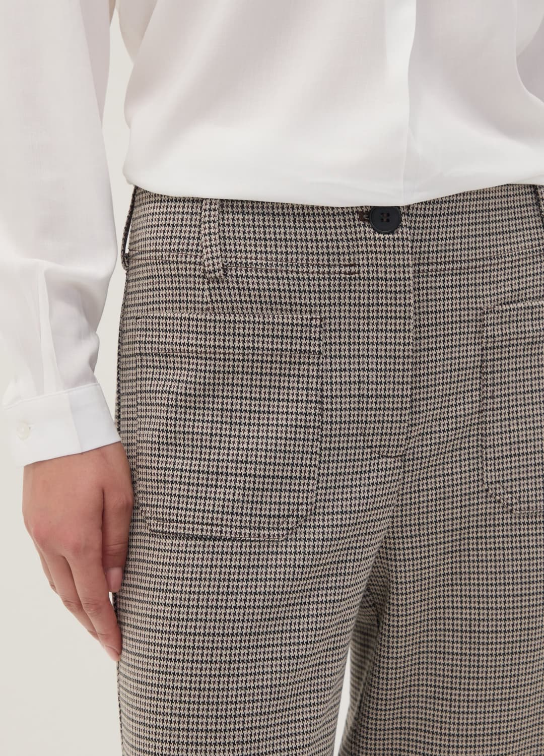 Beige Culotte-hose Aus Elastischer Viskose | OVS Beige Culotte-hose Aus Elastischer Viskose - 3 | OVS