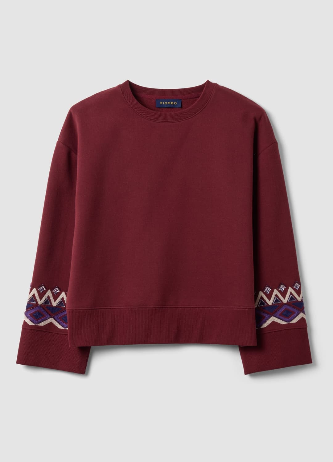 Felpa Rossa In Misto Cotone Con Fantasia Regular Fit | OVS Felpa Rossa In Misto Cotone Con Fantasia Regular Fit - 4 | OVS