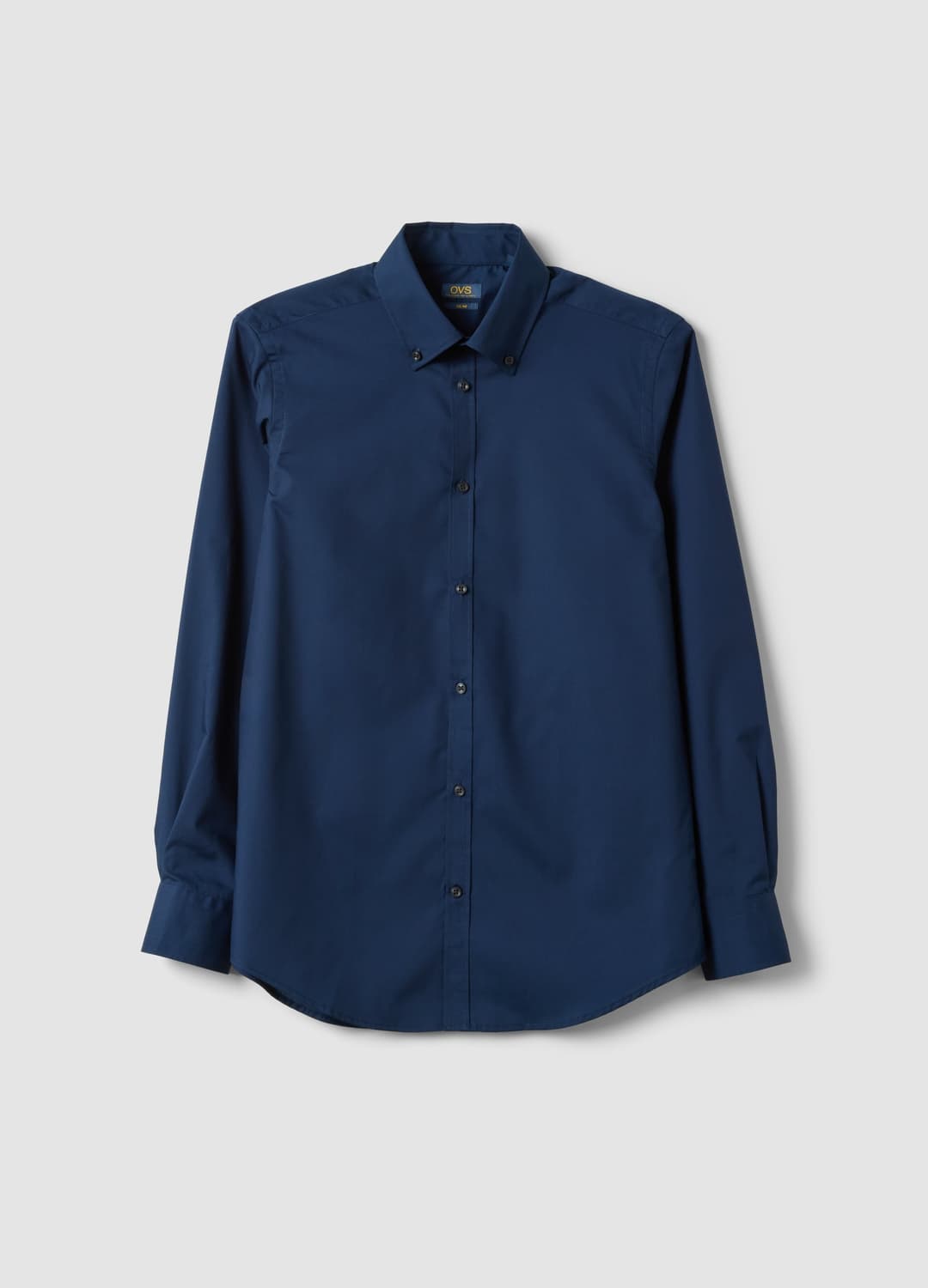 Camicia Blu Slim Fit Con Collo Button Down Easy Iron | OVS Camicia Blu Slim Fit Con Collo Button Down Easy Iron - 4 | OVS