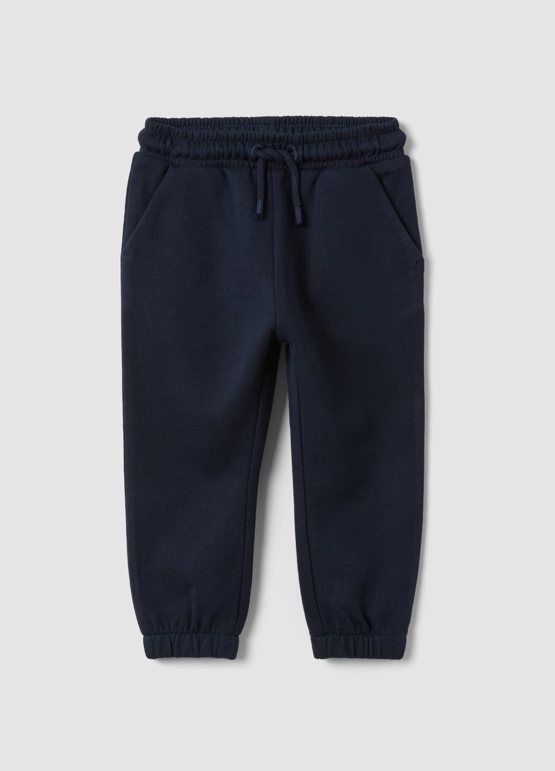 Pantaloni Jogger Blu In Puro Cotone Organico Con Coulisse Per Bimbo | OVS Pantaloni Jogger Blu In Puro Cotone Organico Con Coulisse Per Bimbo - 0 | OVS