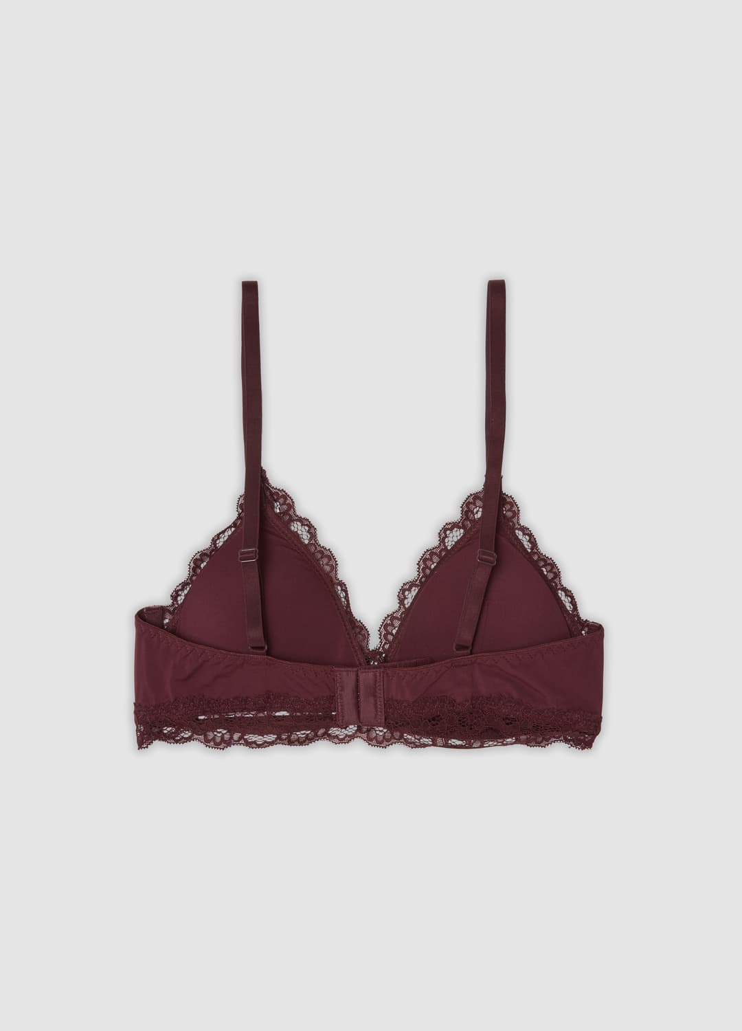 Reggiseno A Triangolo Viola In Microfibra Elasticizzata Con Pizzo | OVS Reggiseno A Triangolo Viola In Microfibra Elasticizzata Con Pizzo - 2 | OVS