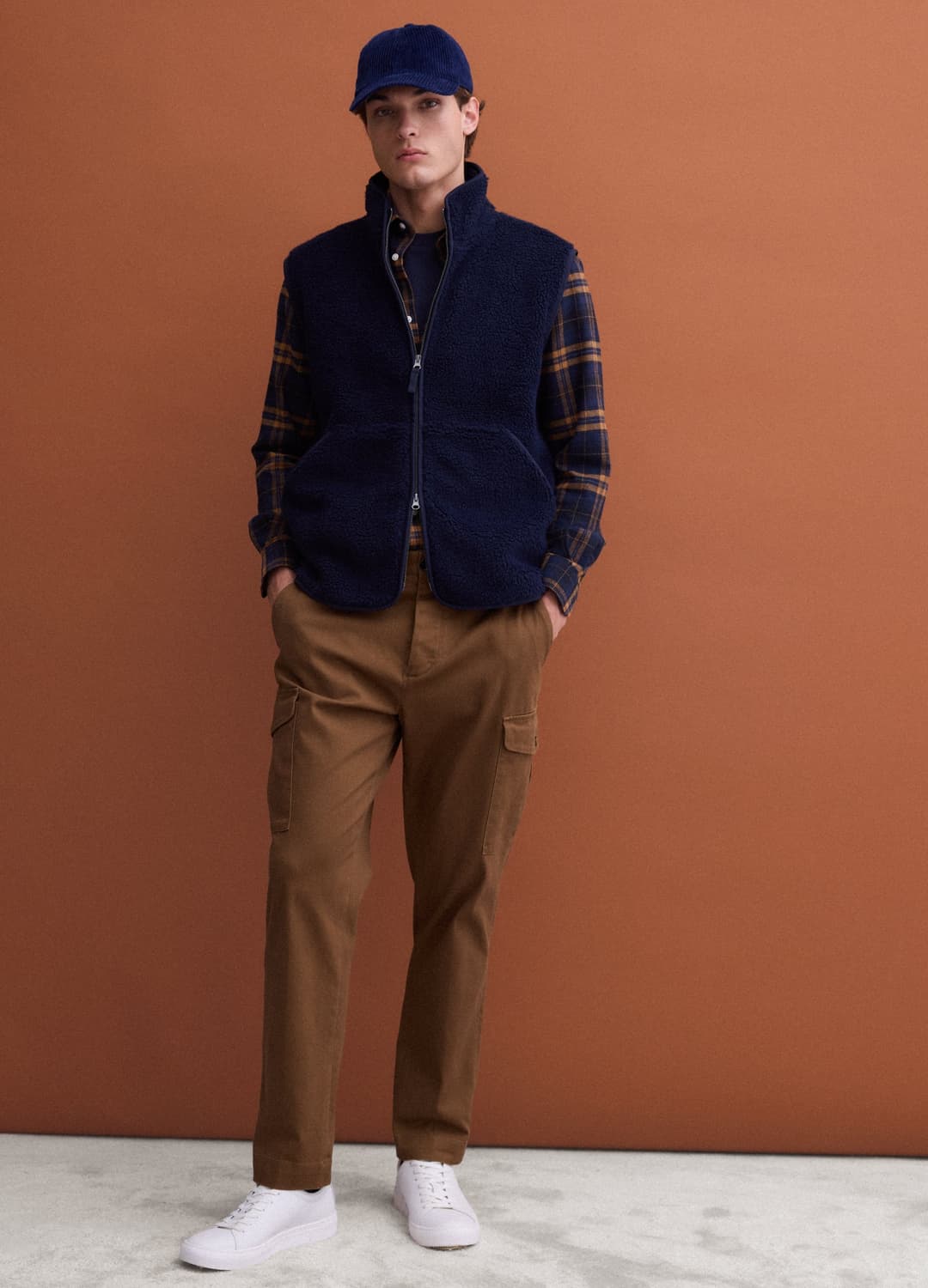 Gilet Blu Con Colletto Regular Fit | OVS Gilet Blu Con Colletto Regular Fit - 1 | OVS