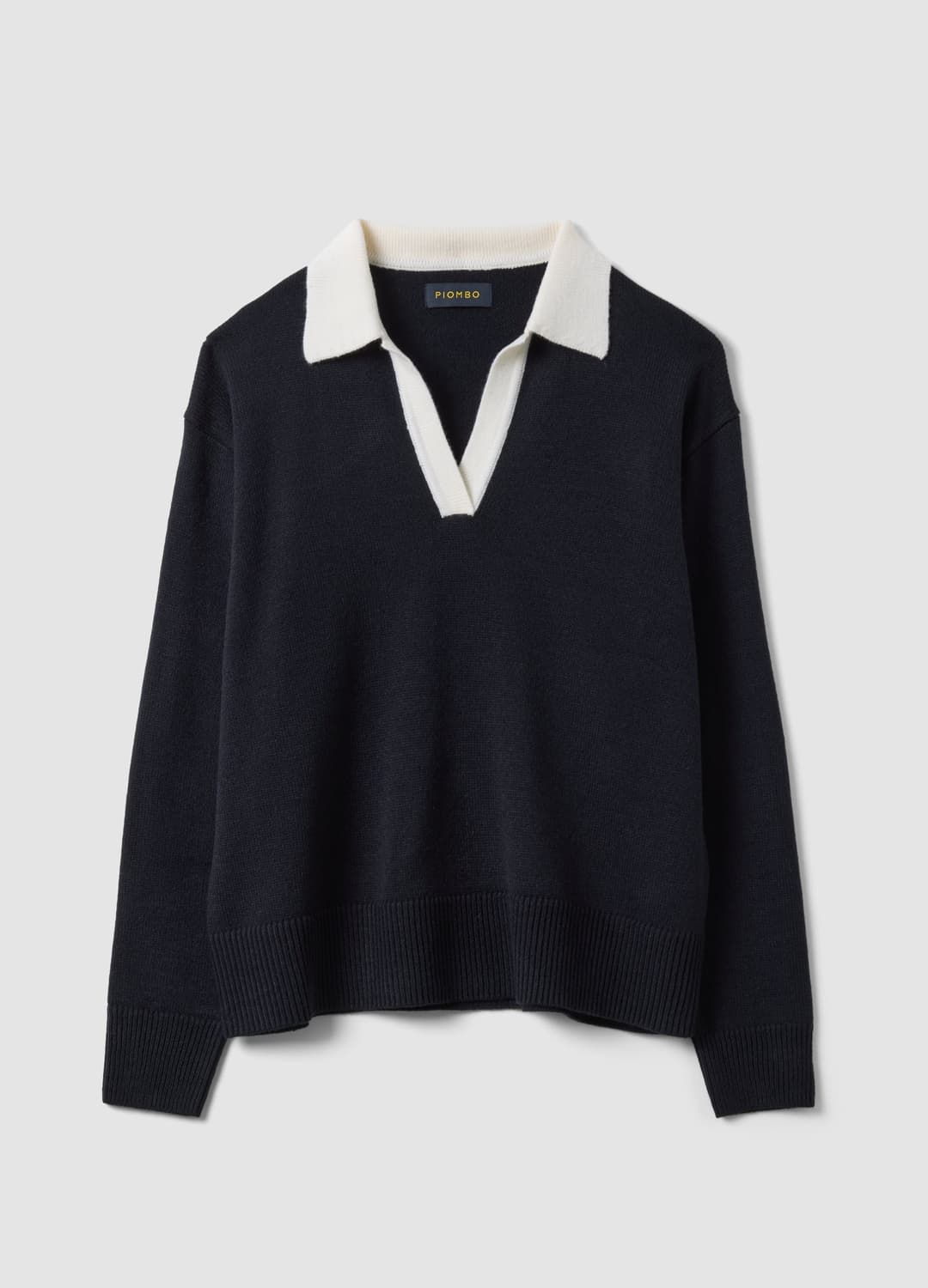 Blauer Pullover Aus Wollmix Mit Polokragen | OVS Blauer Pullover Aus Wollmix Mit Polokragen - 0 | OVS