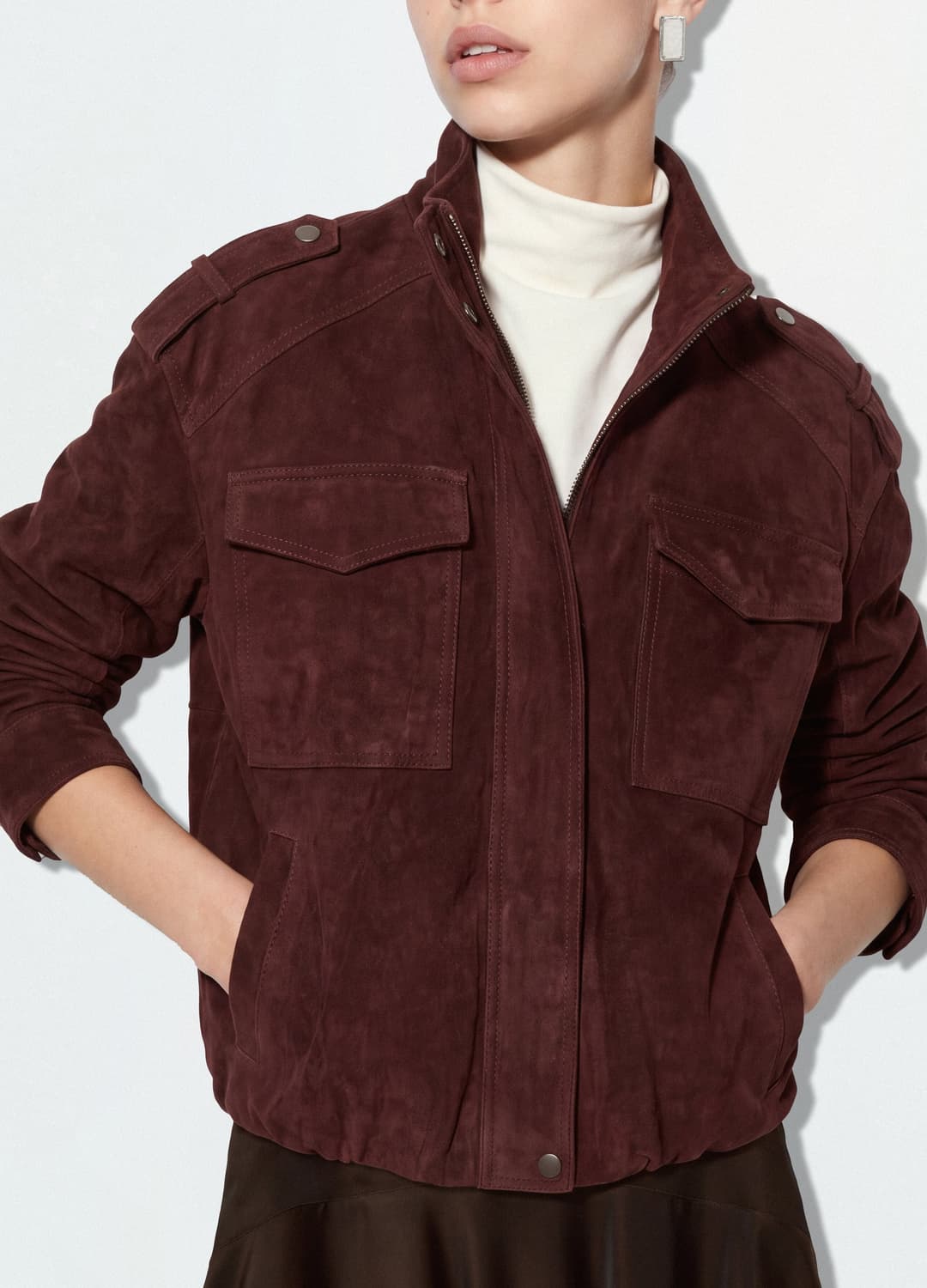 Rote Echtlederjacke In Regular Fit | OVS Rote Echtlederjacke In Regular Fit - 2 | OVS