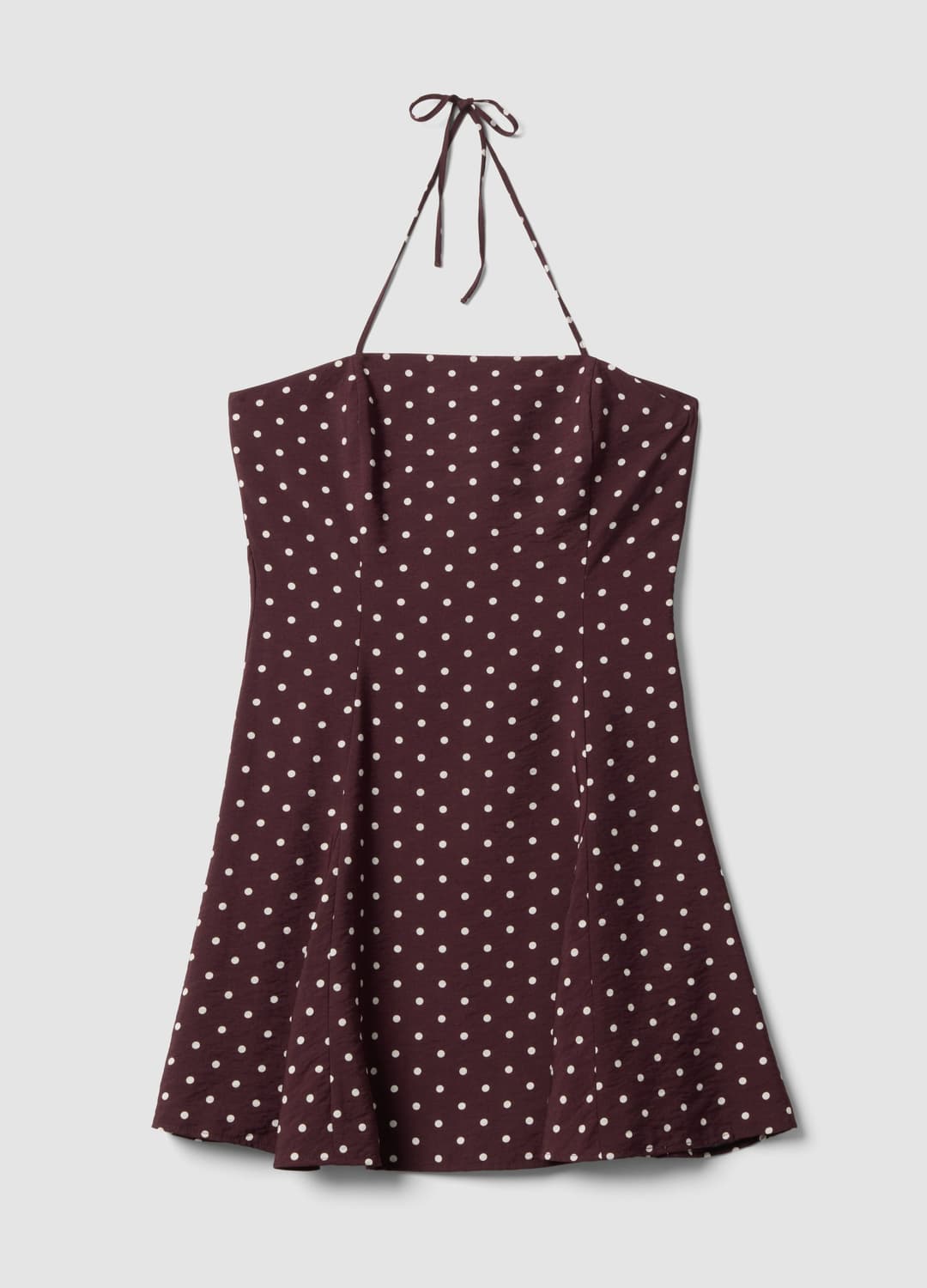 Braunes Kleid Mit Punkten Aus Viskosemix | OVS Braunes Kleid Mit Punkten Aus Viskosemix - 4 | OVS