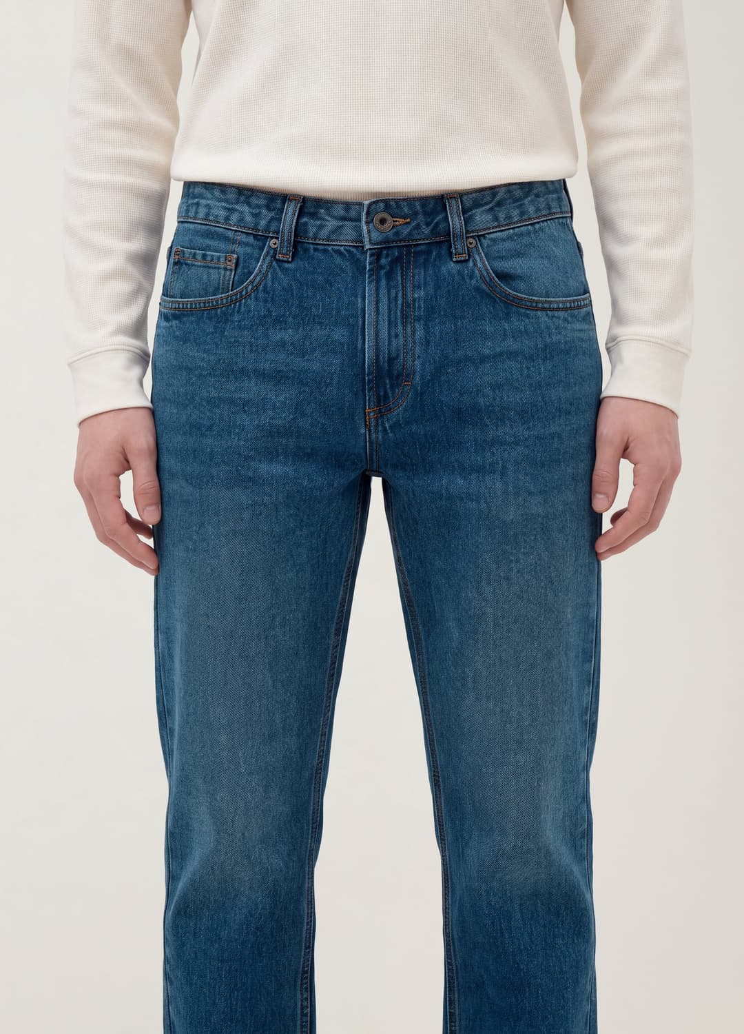 Blaue Denim-jeans Aus Reiner Baumwolle | OVS Blaue Denim-jeans Aus Reiner Baumwolle - 11 | OVS