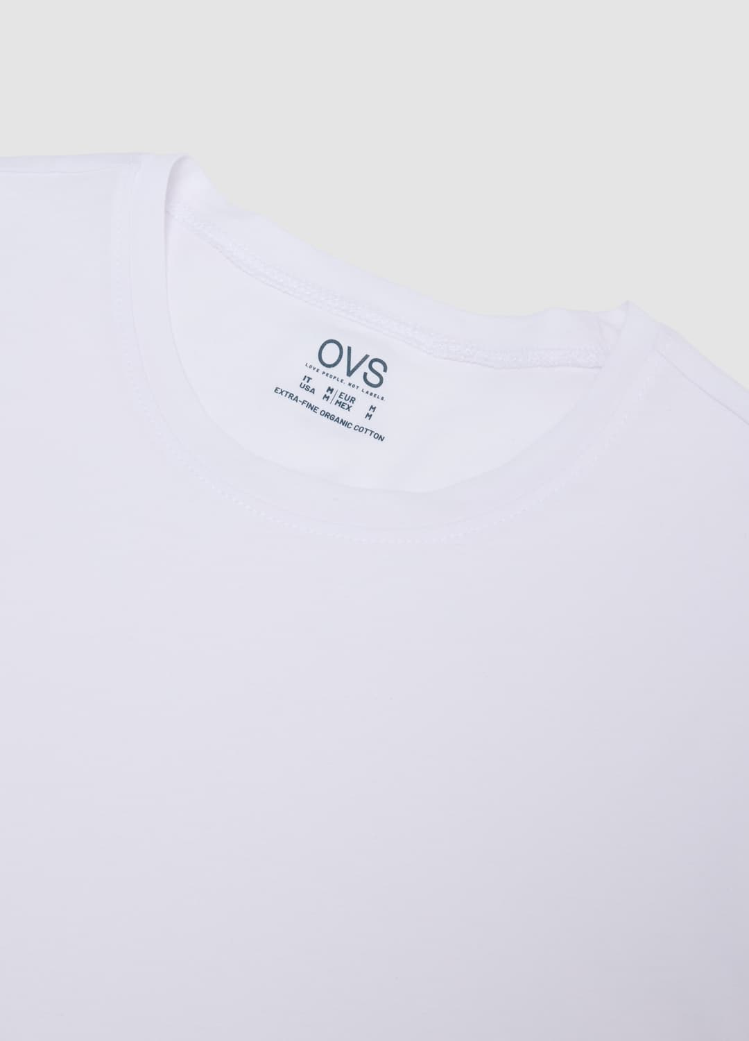 2er-pack Weisse T-shirts Aus Reiner Extrafeiner Baumwolle Mit Rundhalsausschnitt | OVS 2er-pack Weisse T-shirts Aus Reiner Extrafeiner Baumwolle Mit Rundhalsausschnitt - 5 | OVS