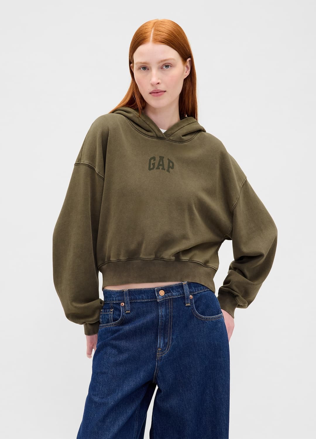 Felpa Con Cappuccio E Logo Gap | OVS Felpa Con Cappuccio E Logo Gap - 0 | OVS