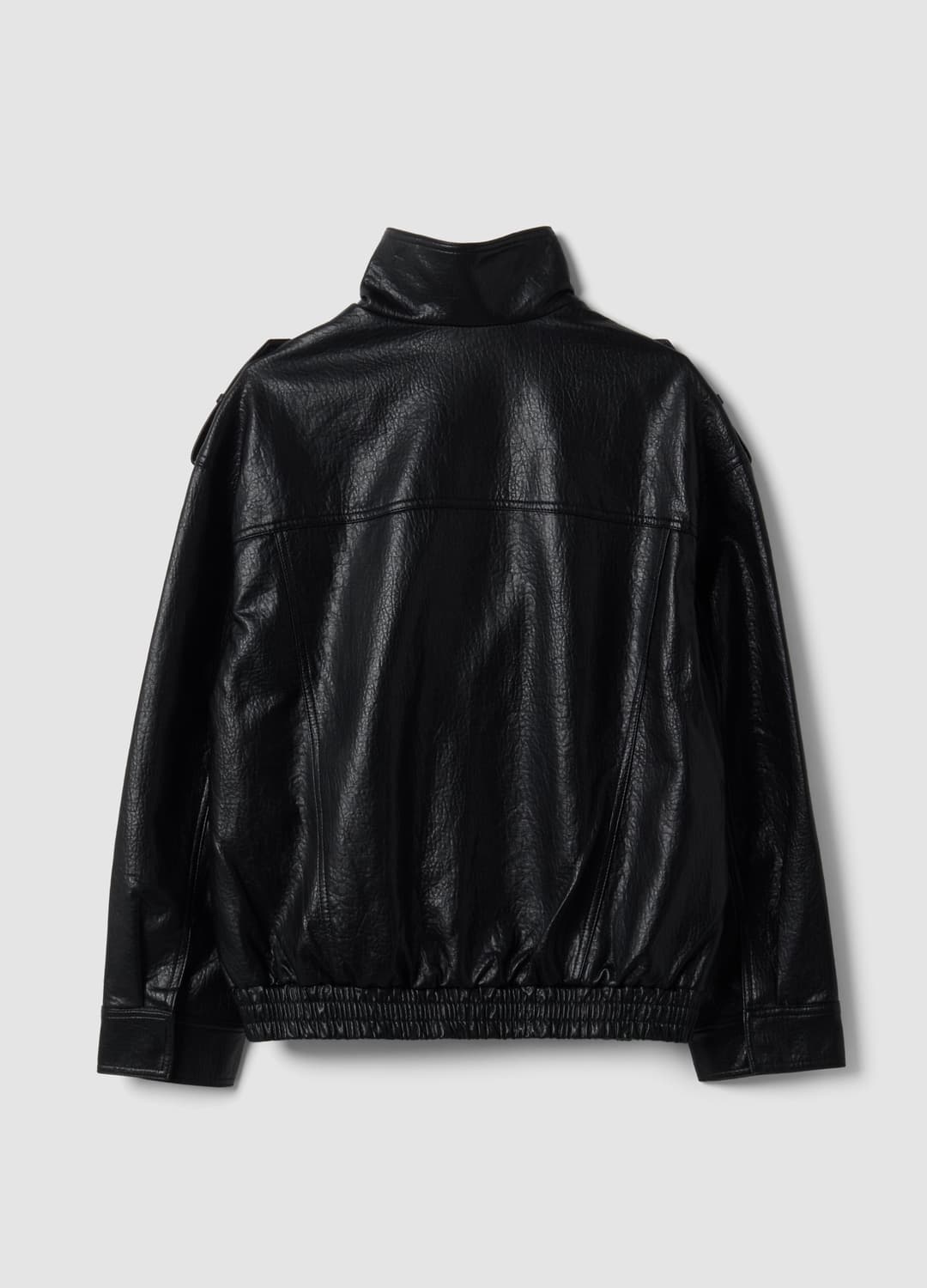 Giacca Nera In Misto Viscosa Con Zip | OVS Giacca Nera In Misto Viscosa Con Zip - 2 | OVS