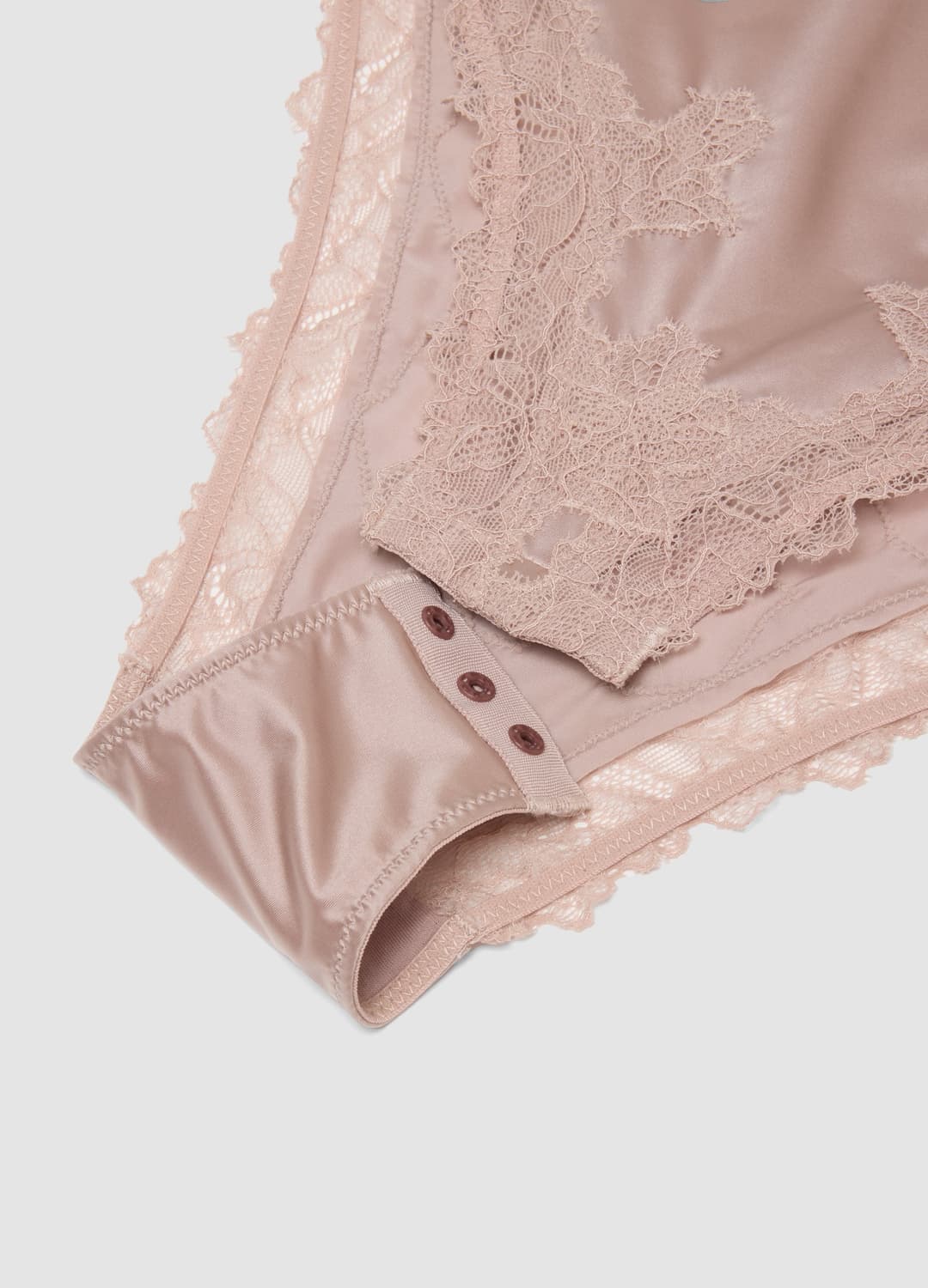 Body Rosa In Microfibra Elasticizzata Con Bordi In Pizzo | OVS Body Rosa In Microfibra Elasticizzata Con Bordi In Pizzo - 1 | OVS