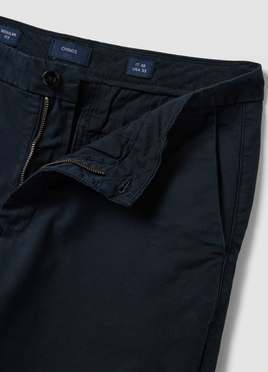 Blaue Chinohose Aus Stretch-baumwolle Im Regular Fit | OVS Blaue Chinohose Aus Stretch-baumwolle Im Regular Fit - 5 | OVS