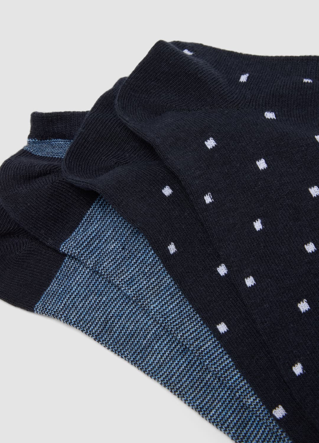 5er-pack Blaue Sportsocken Bis Zum Knöchel Aus Bio-baumwolle | OVS 5er-pack Blaue Sportsocken Bis Zum Knöchel Aus Bio-baumwolle - 1 | OVS