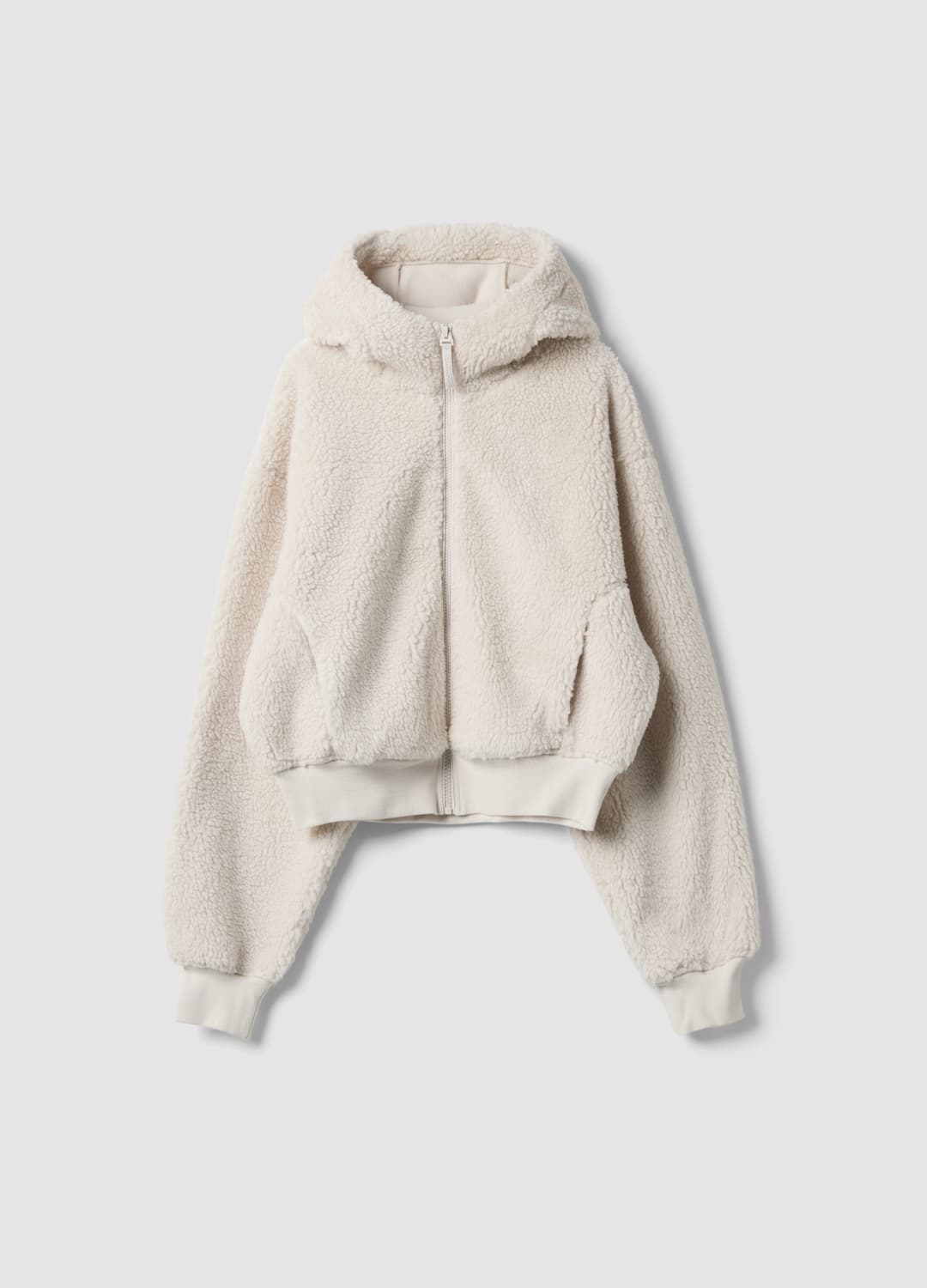Full-zip Bianca Con Cappuccio Effetto Teddy Altavia Studio | OVS Full-zip Bianca Con Cappuccio Effetto Teddy Altavia Studio - 4 | OVS