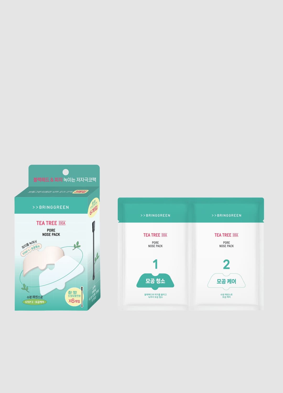 Tea Tree Cica Pore Nose Strip 5p - Koreanische Hautpflege | OVS Tea Tree Cica Pore Nose Strip 5p - Koreanische Hautpflege - 0 | OVS