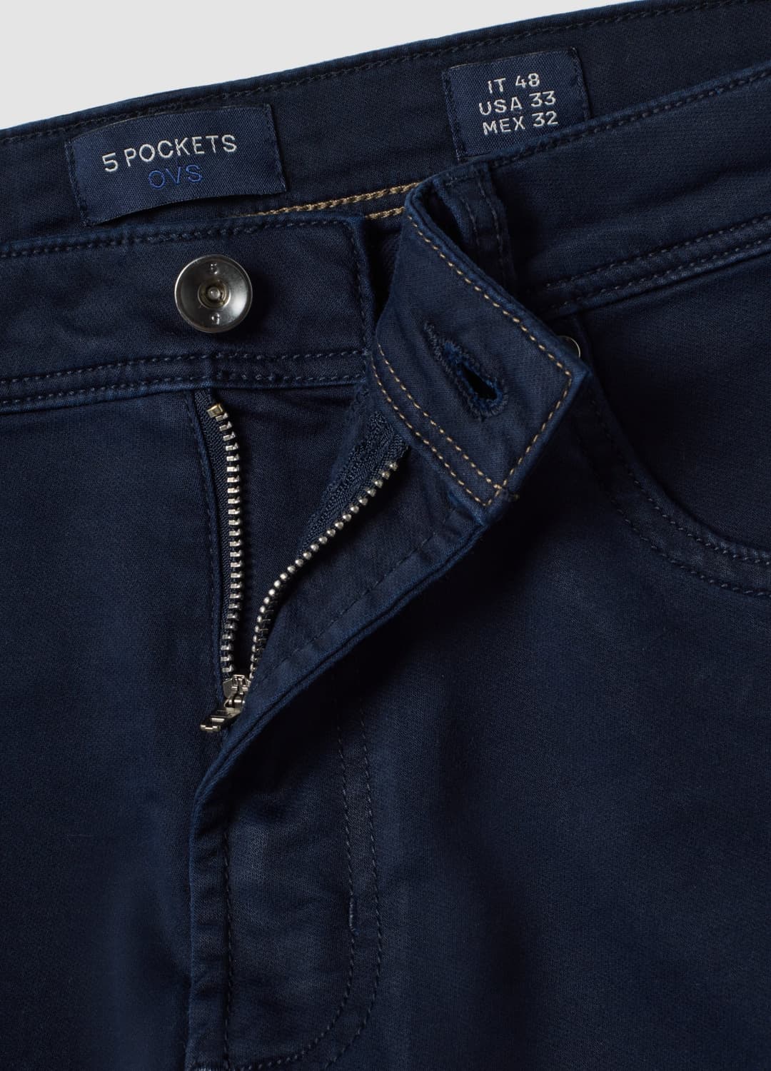 Grüne Slim-fit-hose Aus Elastischem Baumwoll-dobby | OVS Grüne Slim-fit-hose Aus Elastischem Baumwoll-dobby - 5 | OVS