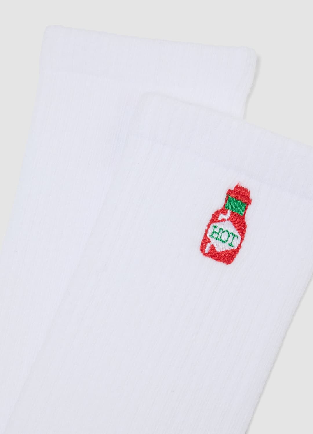 3er-pack Weisse Tennissocken Aus Stretch-baumwolle Mit Stickerei | OVS 3er-pack Weisse Tennissocken Aus Stretch-baumwolle Mit Stickerei - 1 | OVS