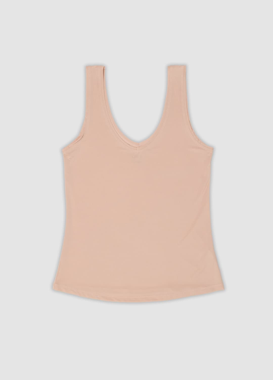 Beiges Tanktop Aus Stretchmaterial | OVS Beiges Tanktop Aus Stretchmaterial - 0 | OVS
