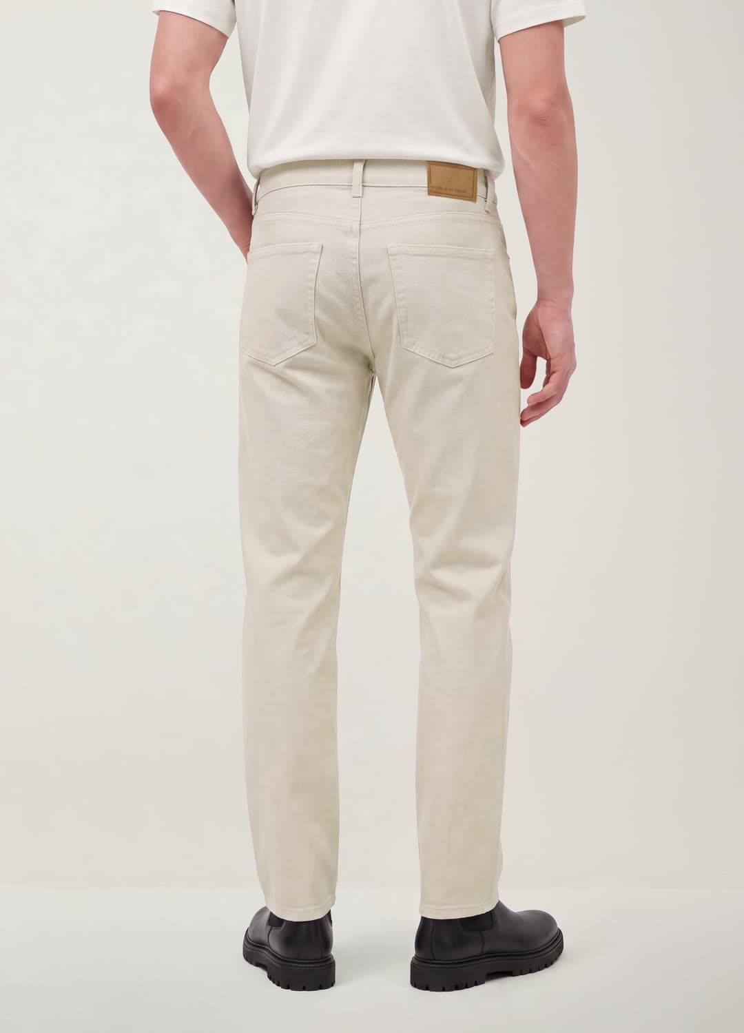 Jeans Beige In Twill Di Puro Cotone Straight Fit | OVS Jeans Beige In Twill Di Puro Cotone Straight Fit - 2 | OVS