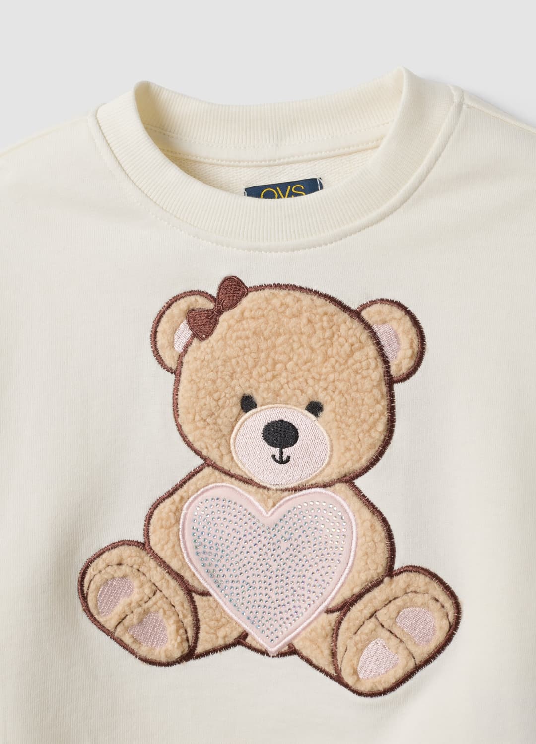 Set Aus Reiner Baumwolle Mit Rundhals Und Teddy-print Für Mädchen | OVS Set Aus Reiner Baumwolle Mit Rundhals Und Teddy-print Für Mädchen - 6 | OVS
