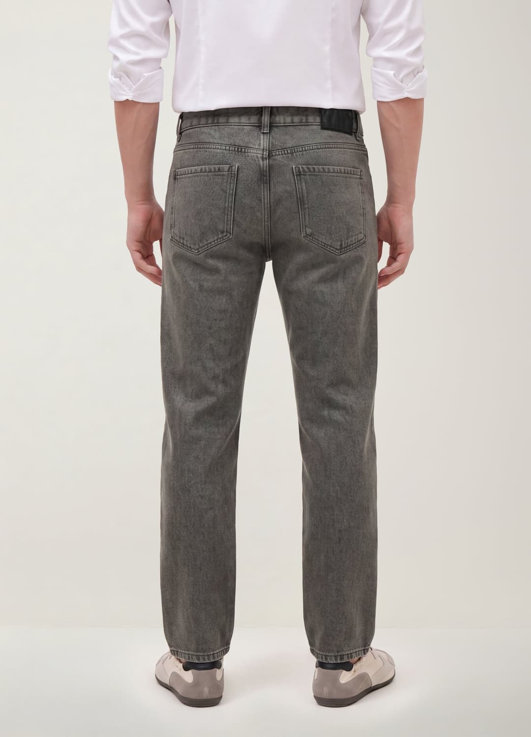 Graue Regular-fit-jeans Aus Baumwoll- | OVS Graue Regular-fit-jeans Aus Baumwoll- - 3 | OVS