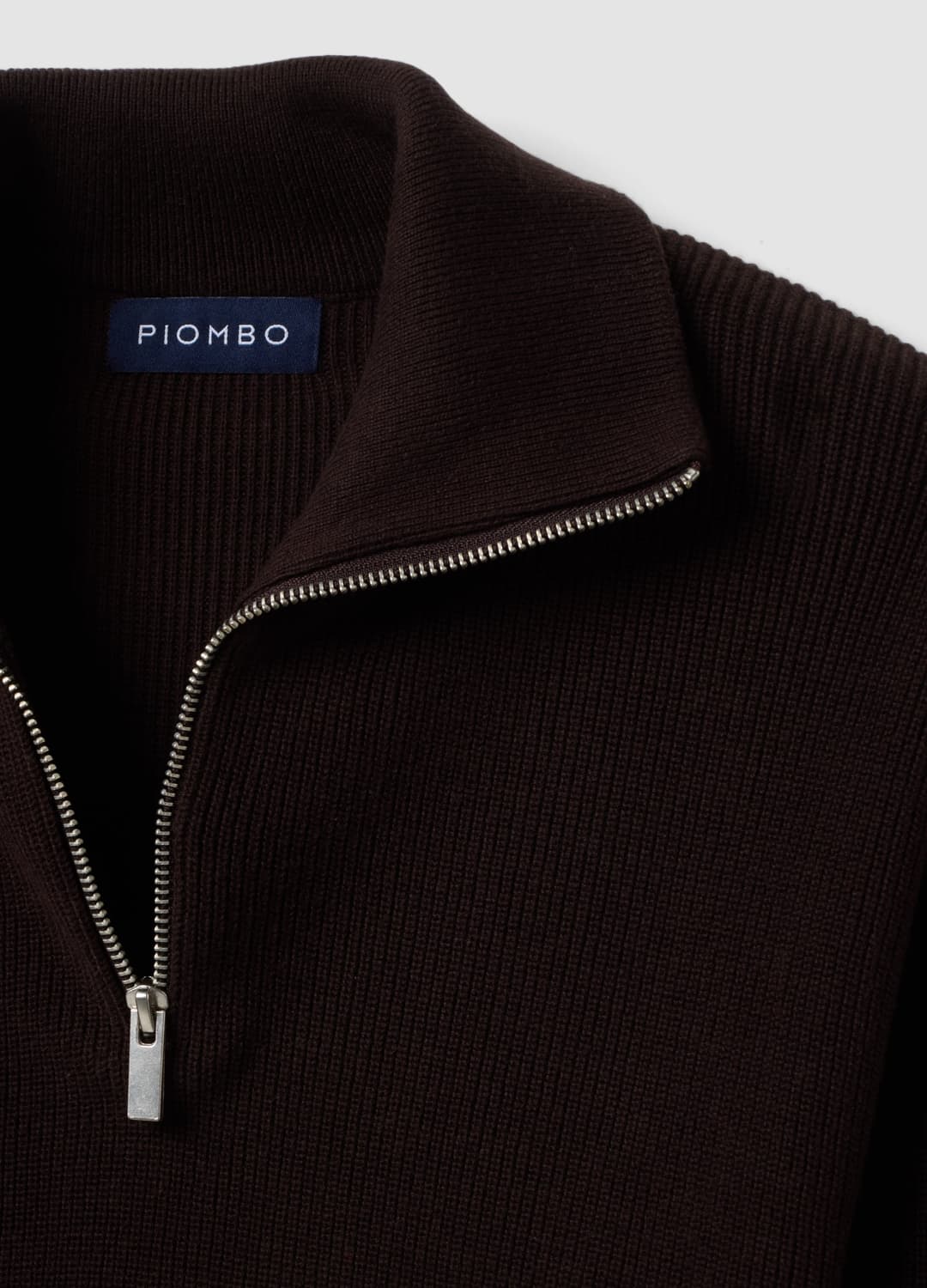 Half-zip Marrone In Misto Cotone Regular Fit | OVS Half-zip Marrone In Misto Cotone Regular Fit - 1 | OVS