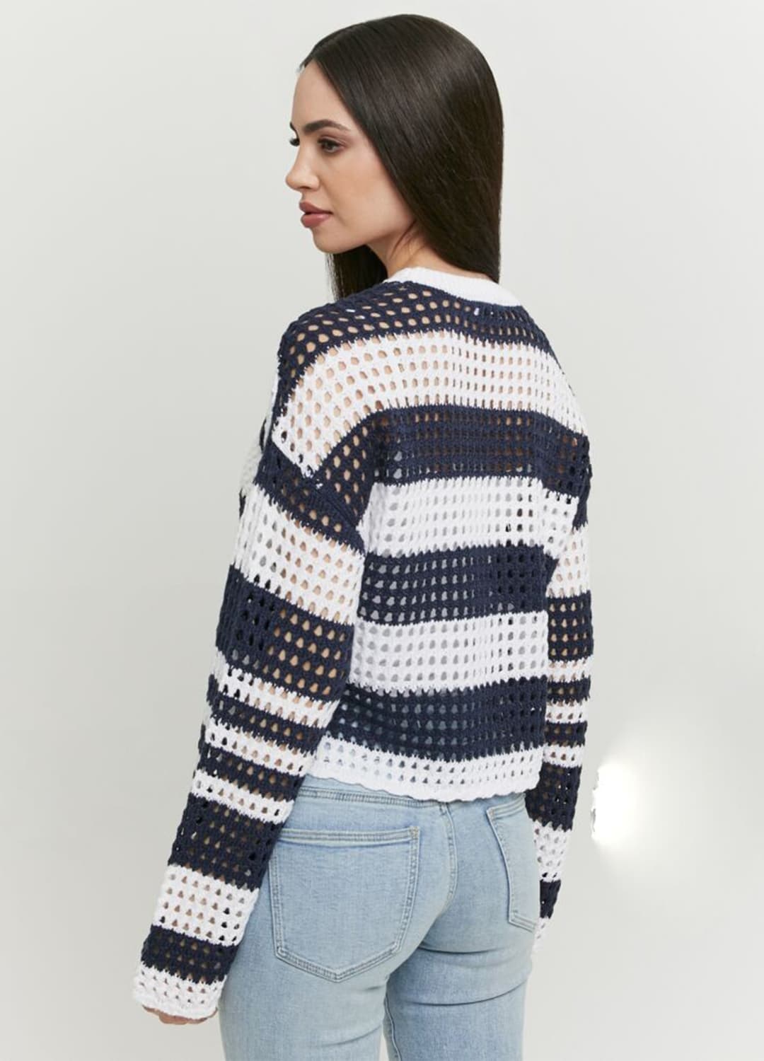 Mehrfarbiges Ajour-strickshirt Mit Langen Ärmeln - Regular Fit | OVS Mehrfarbiges Ajour-strickshirt Mit Langen Ärmeln - Regular Fit - 1 | OVS